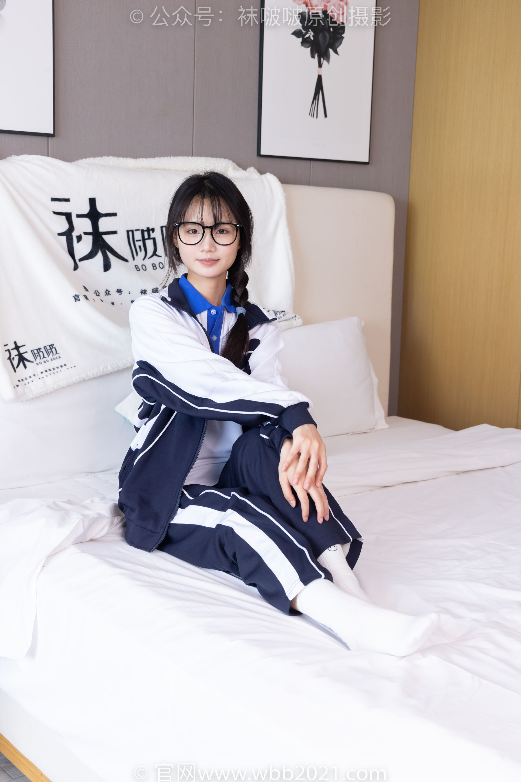BoBoSocks袜啵啵 No.456 甜甜圈 -运动鞋、白棉袜、裸足、校服/(150P)