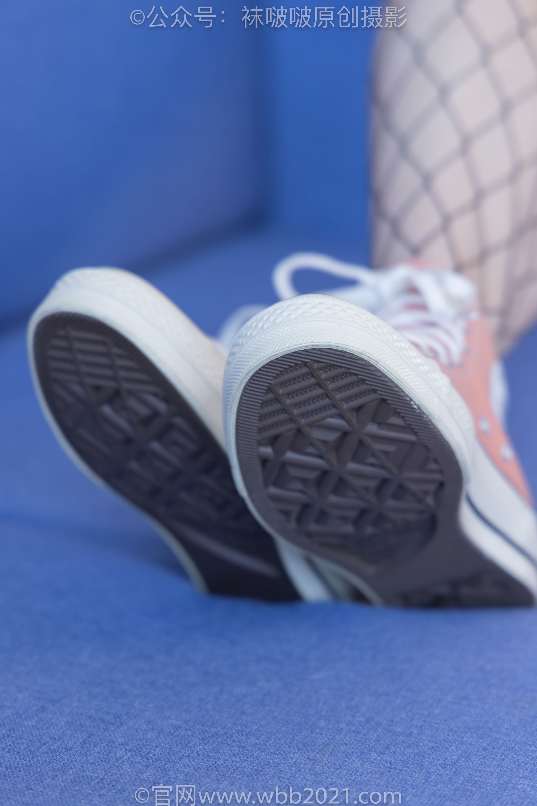 BoBoSocks袜啵啵 No.453 小甜豆 -帆布鞋、黑色渔网袜/(141P)