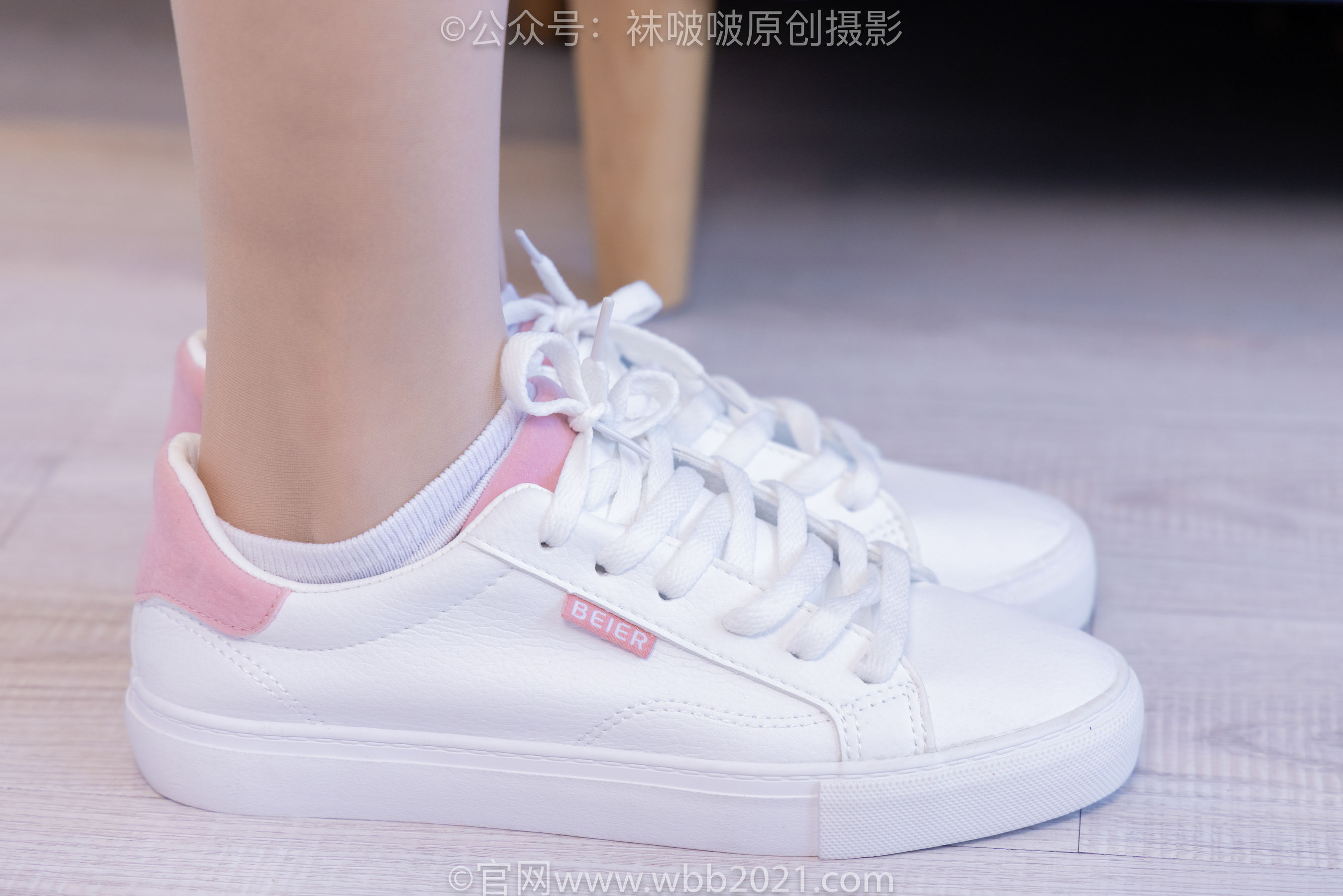 BoBoSocks袜啵啵 No.452 奶油 -平底鞋、帆布鞋、白棉袜、厚白丝、肉丝/(228P)