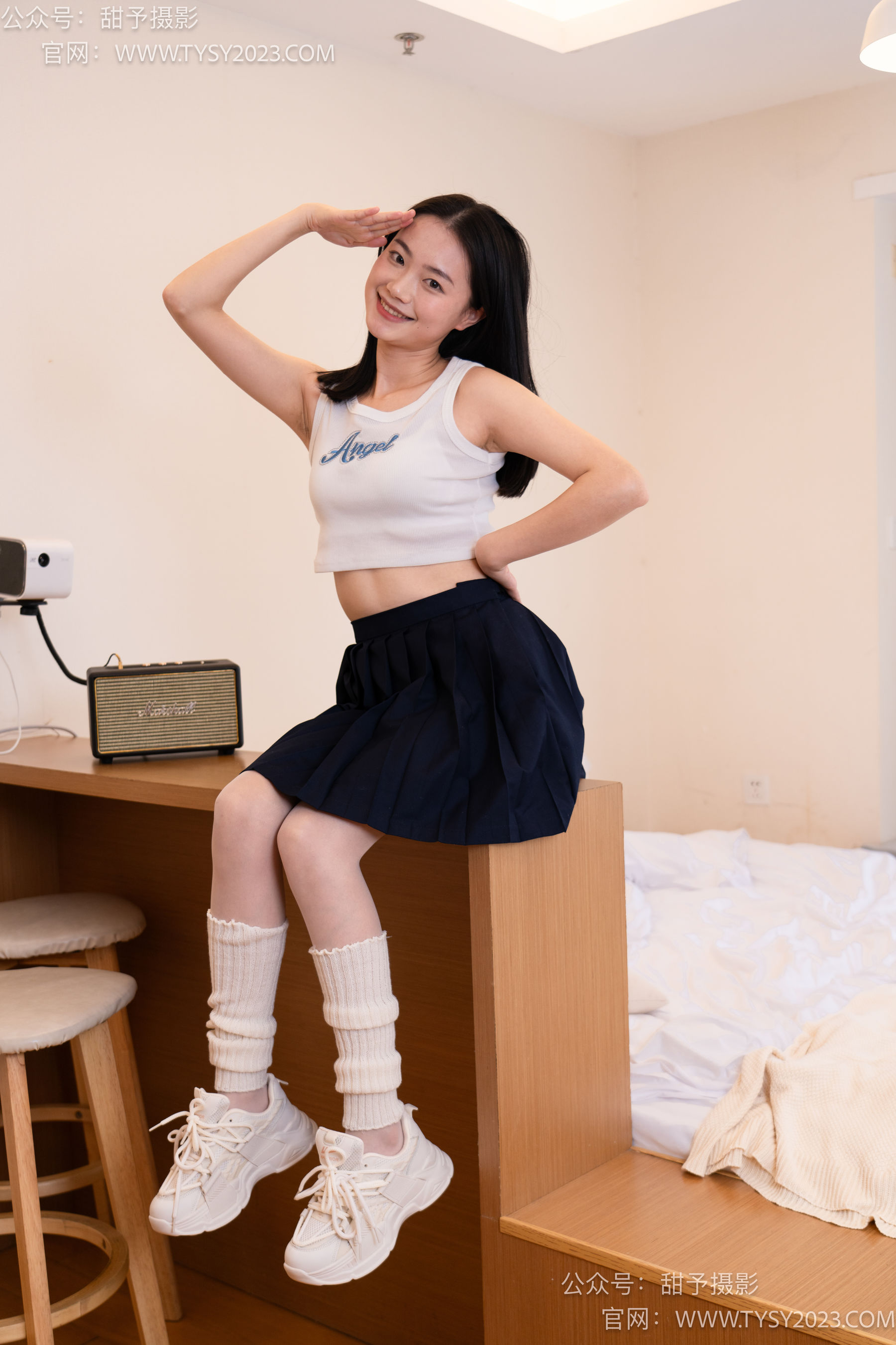 甜予摄影 No.097 齐齐 -运动鞋、薄白丝（脚尖加固款）/(125P)