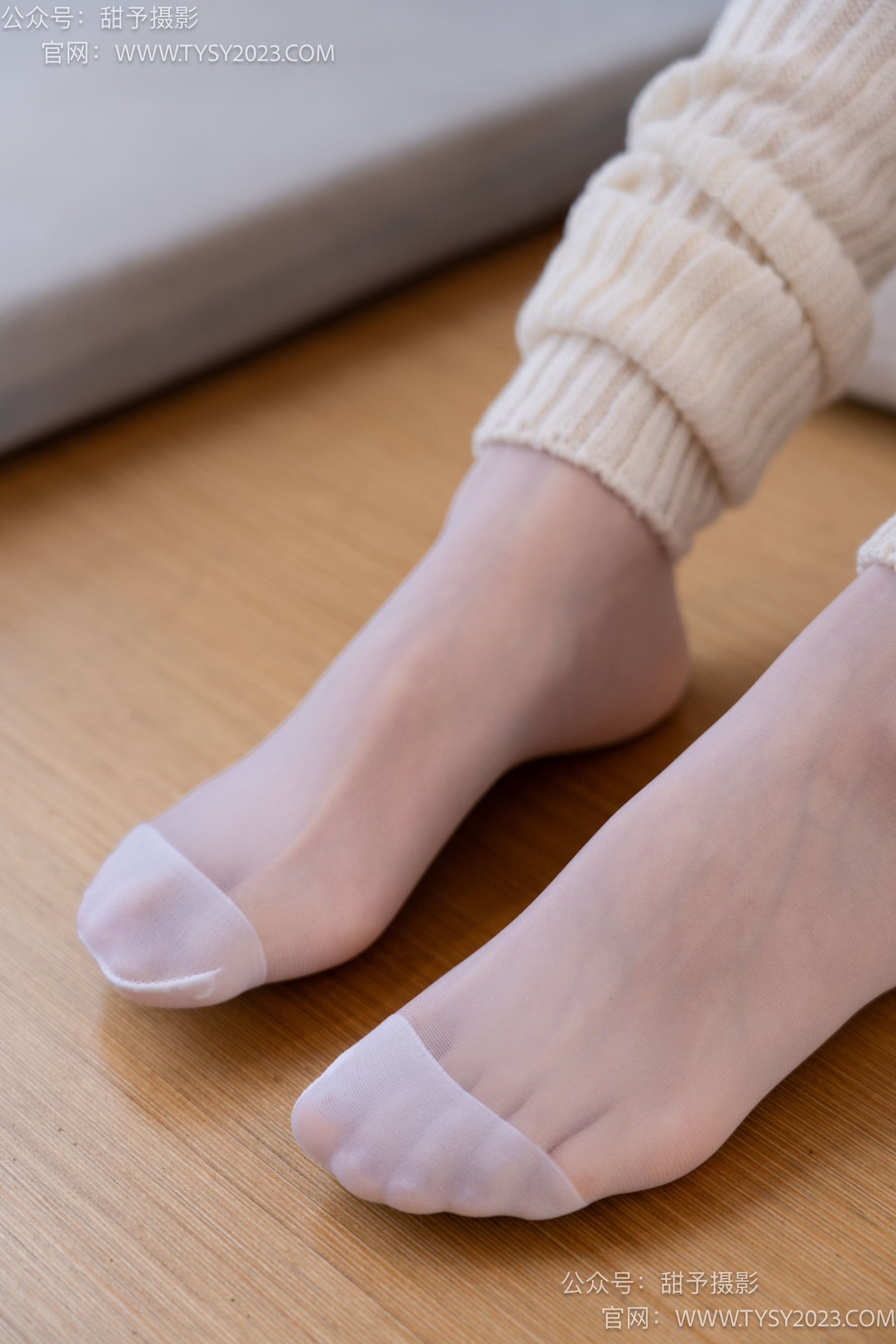 甜予摄影 No.097 齐齐 -运动鞋、薄白丝（脚尖加固款）/(125P)