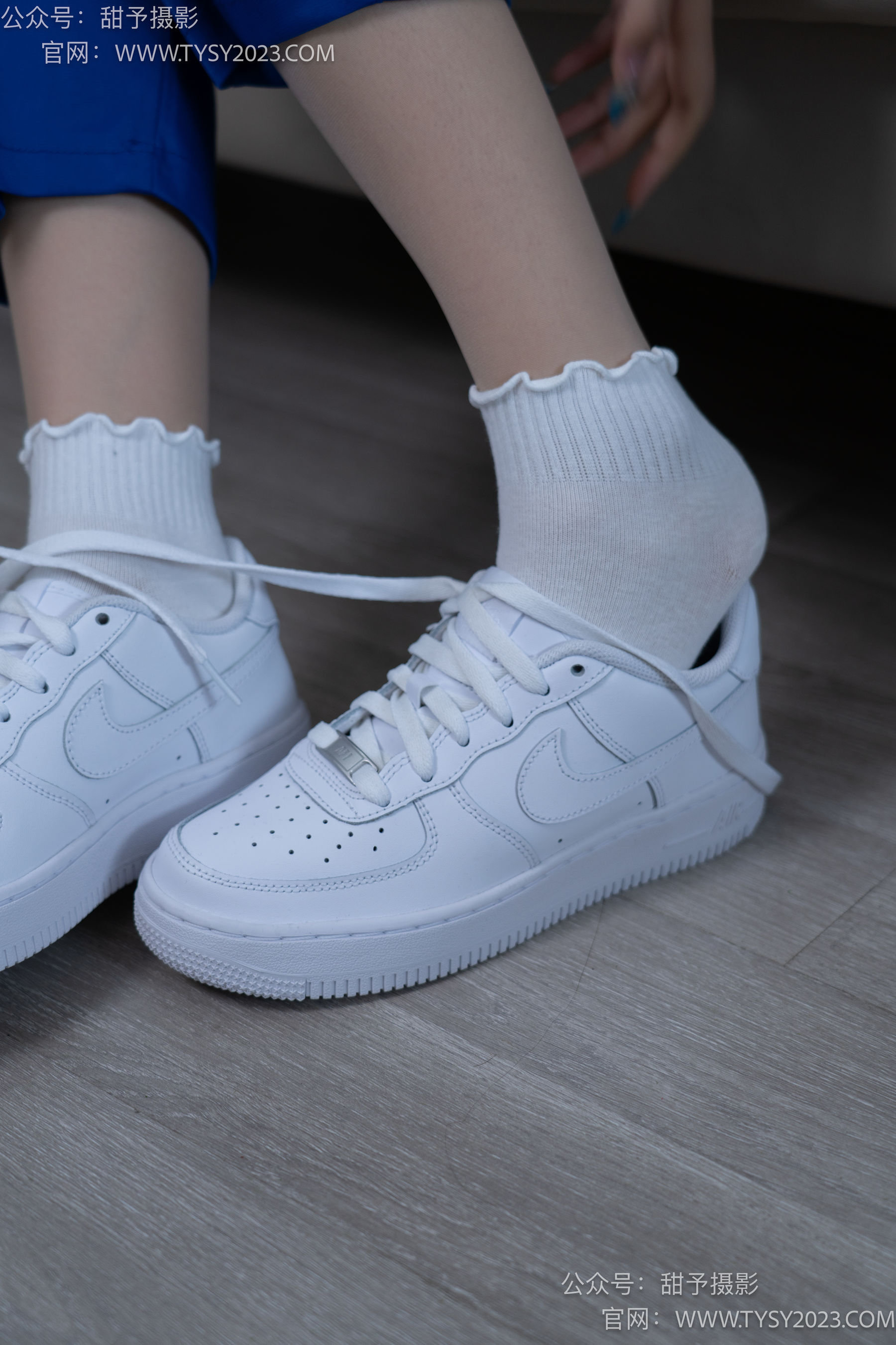 甜予摄影 No.098 璇璇 -校服、板鞋、白棉袜、肉丝（脚尖加固款）/(135P)