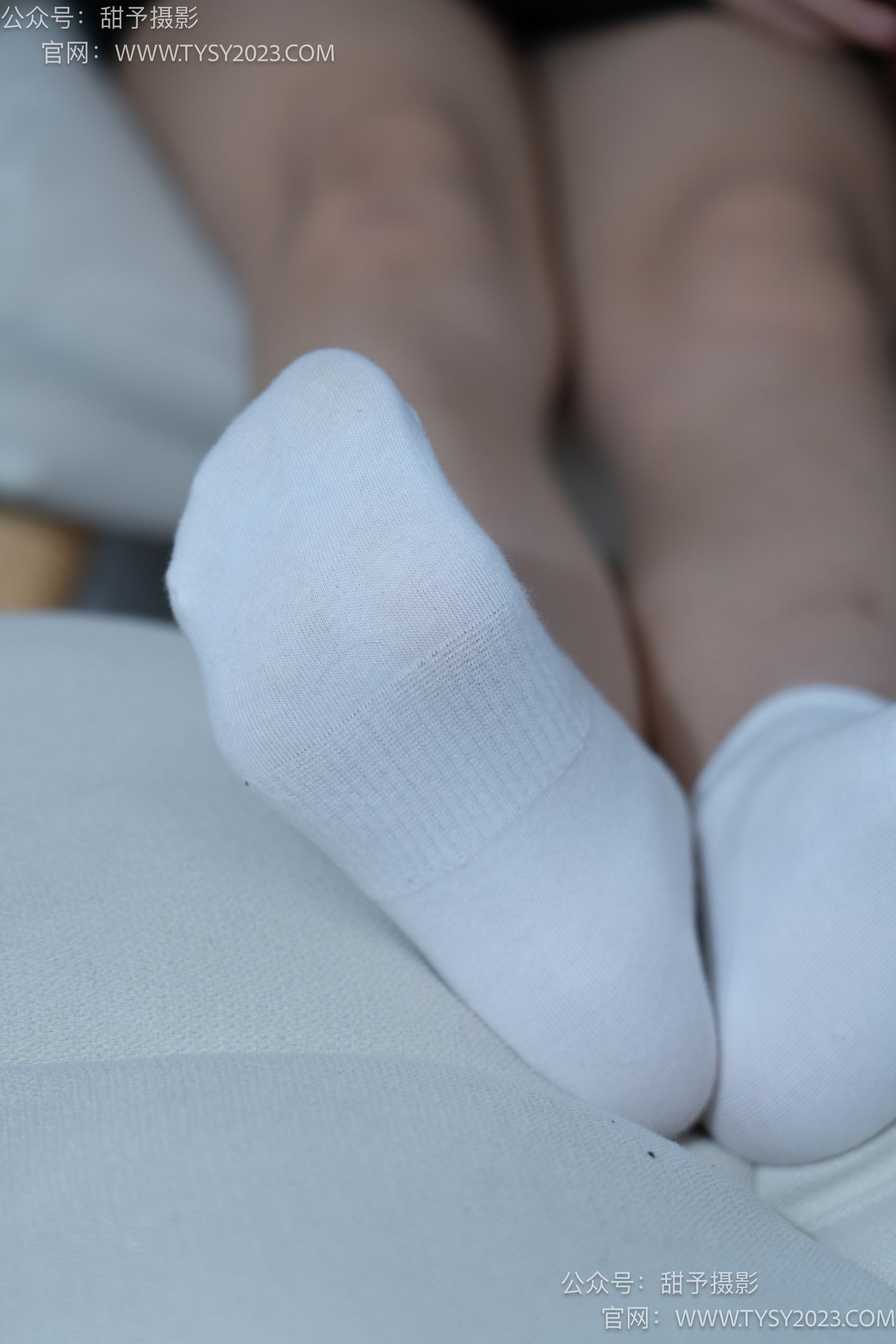 甜予摄影 No.082 筱筱 -帆布鞋、白棉袜、裸足/(116P)