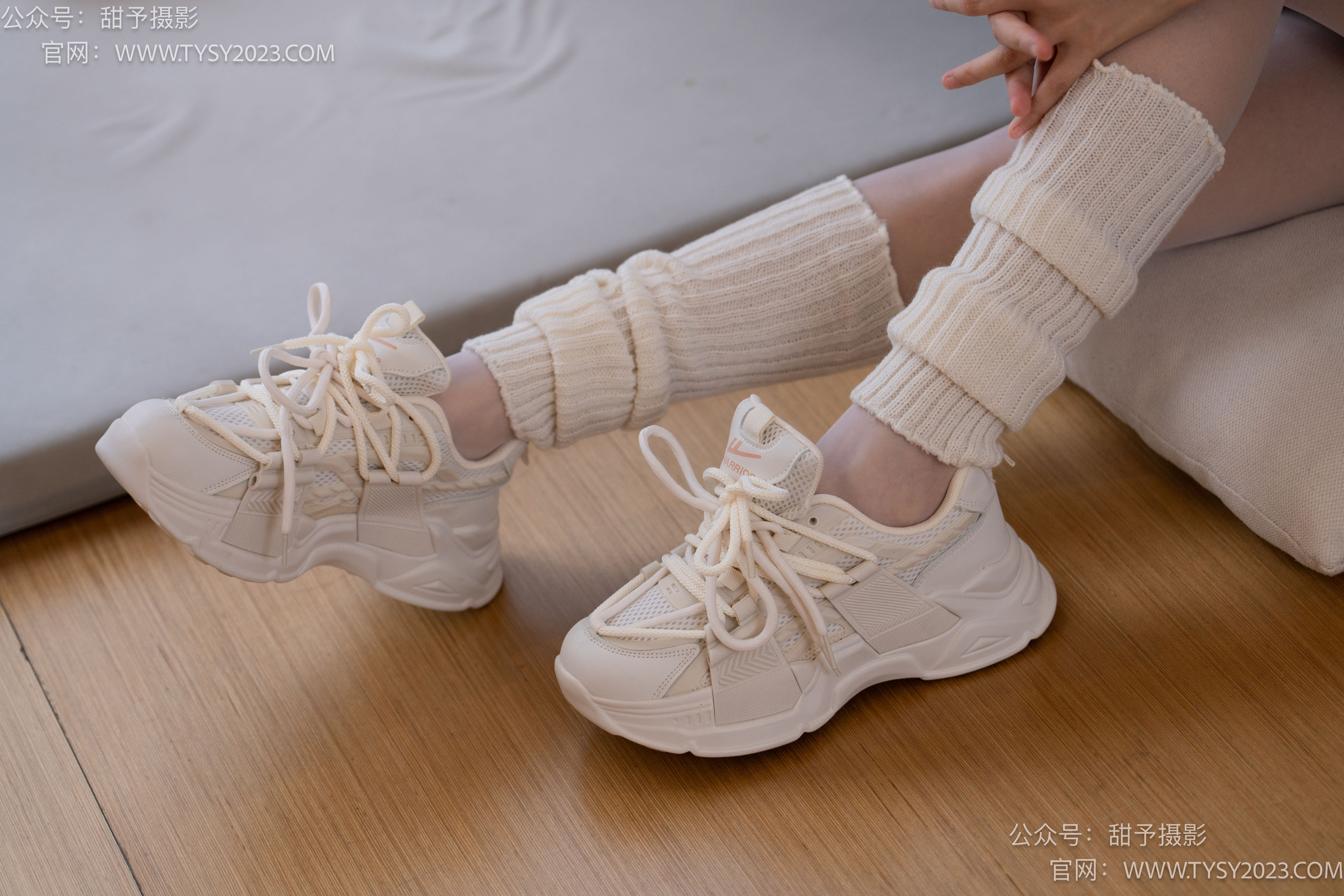甜予摄影 No.097 齐齐 -运动鞋、薄白丝（脚尖加固款）/(125P)