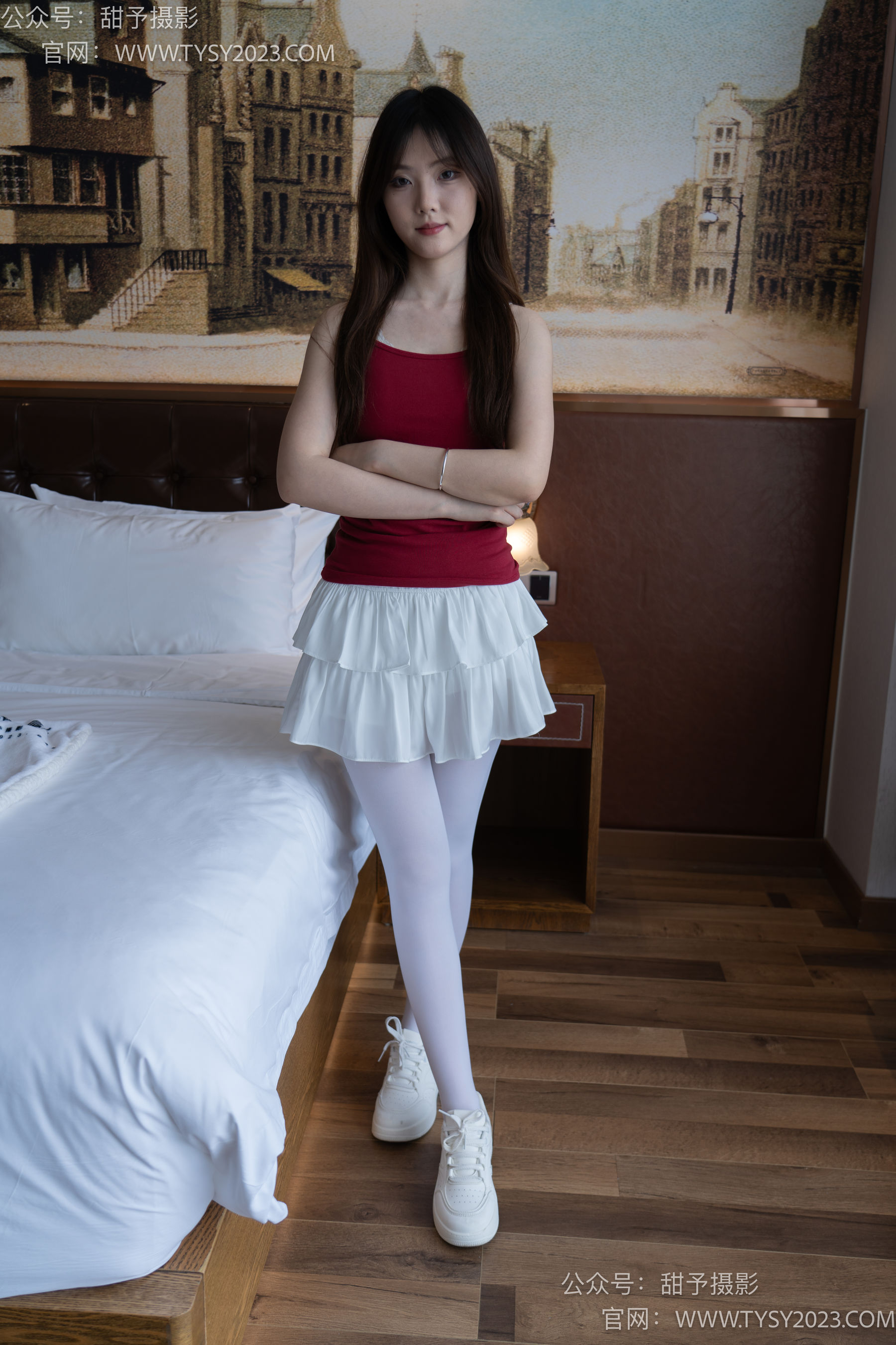 甜予摄影 No.089 璇璇 -板鞋、厚白丝/(136P)