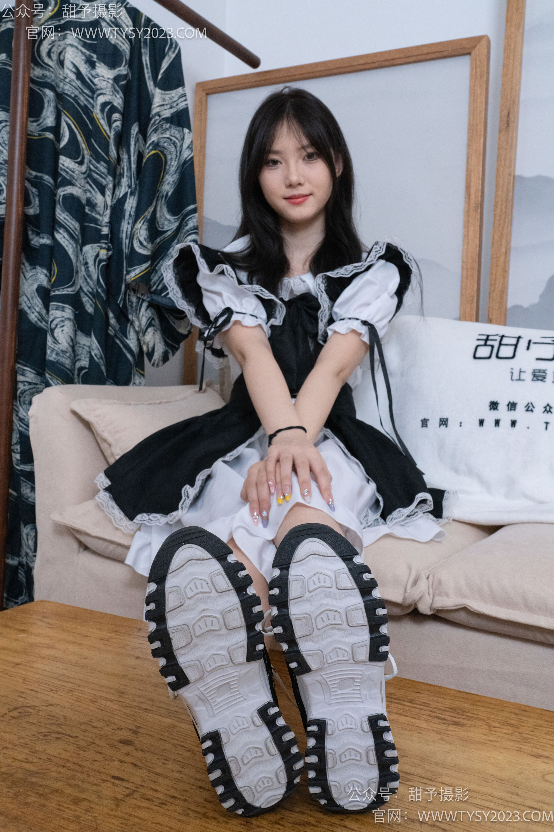 甜予摄影 No.083 璇璇 -运动鞋、白棉袜、裸足/(133P)