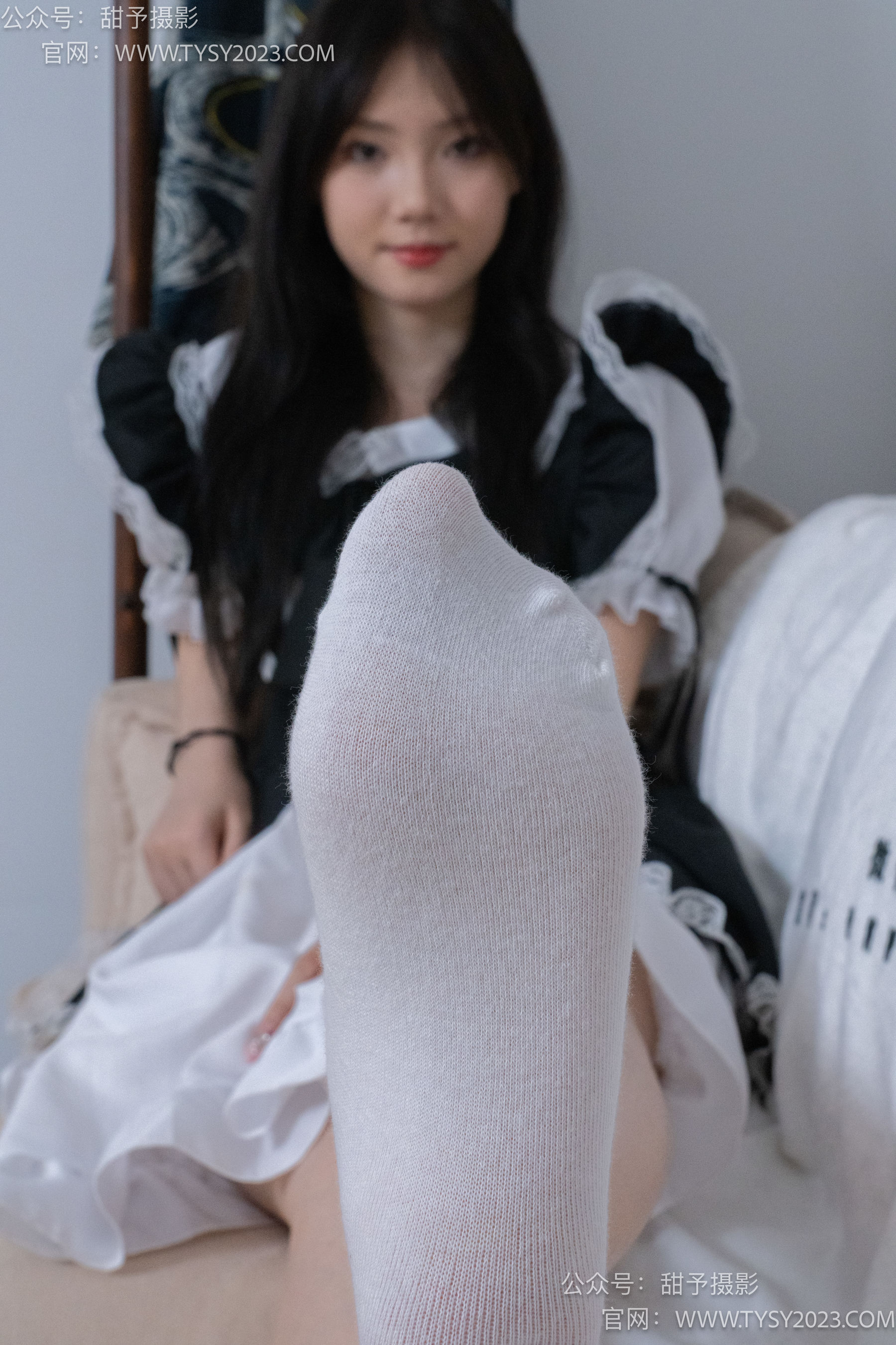 甜予摄影 No.083 璇璇 -运动鞋、白棉袜、裸足/(133P)