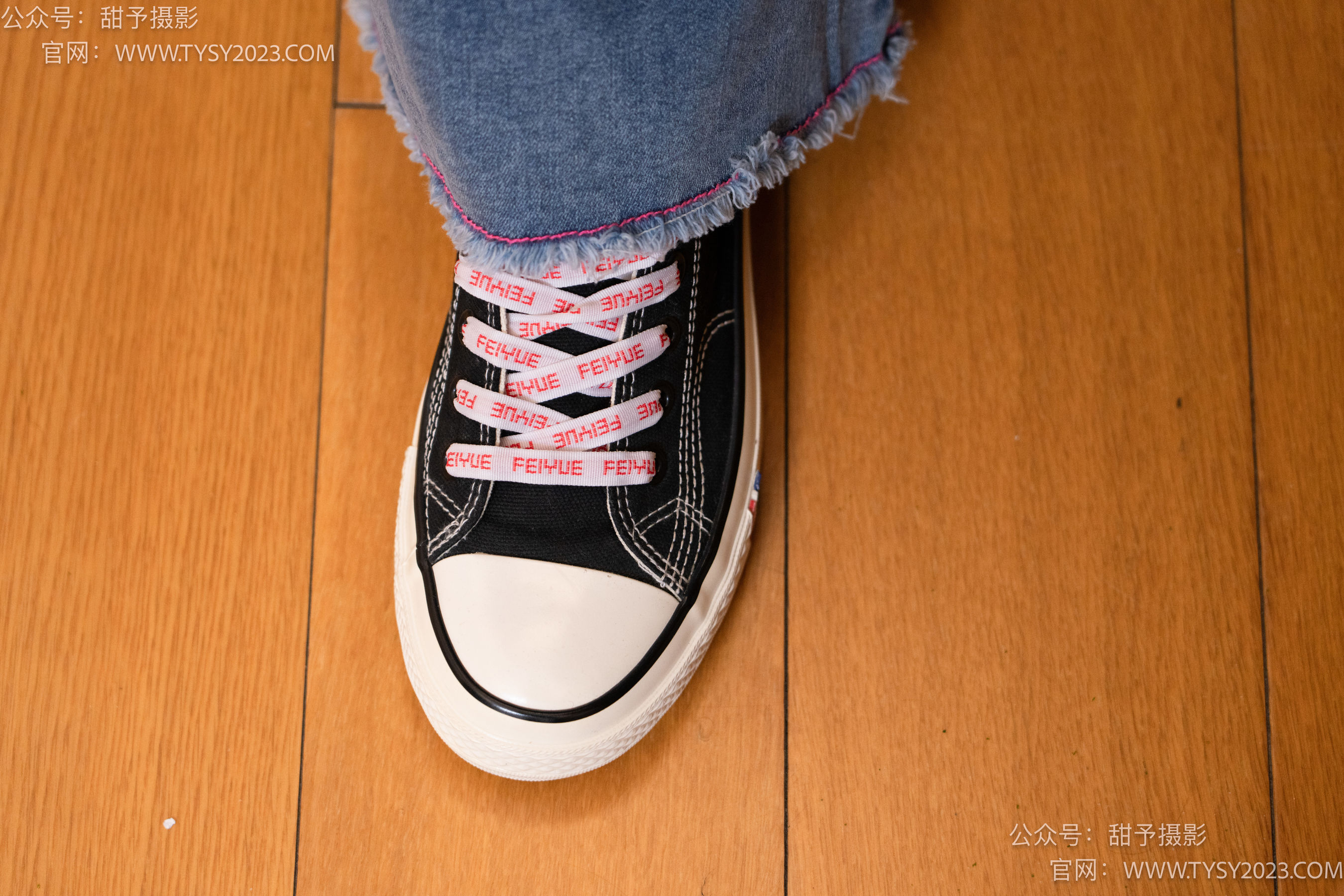 甜予摄影 No.093 齐齐 -帆布鞋、白丝（脚尖加固款、裤里丝）/(123P)