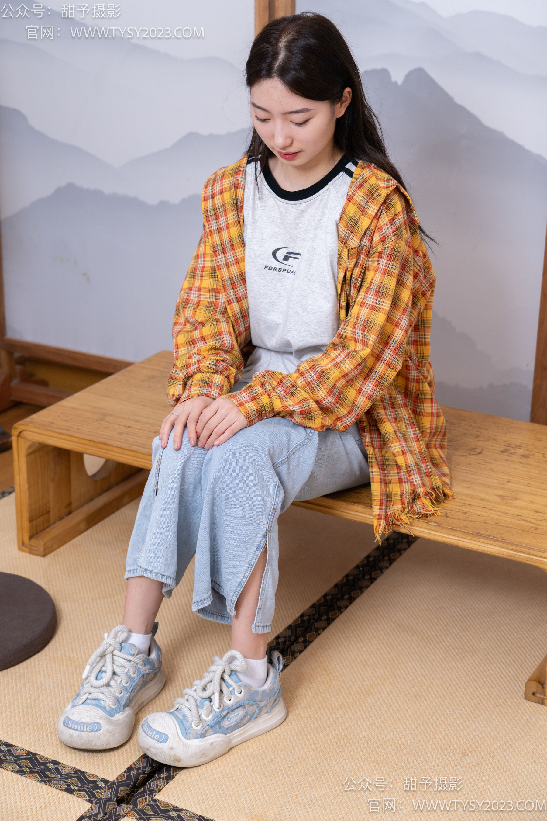 甜予摄影 No.078 雪梨 -帆布鞋、白棉袜、裸足/(140P)