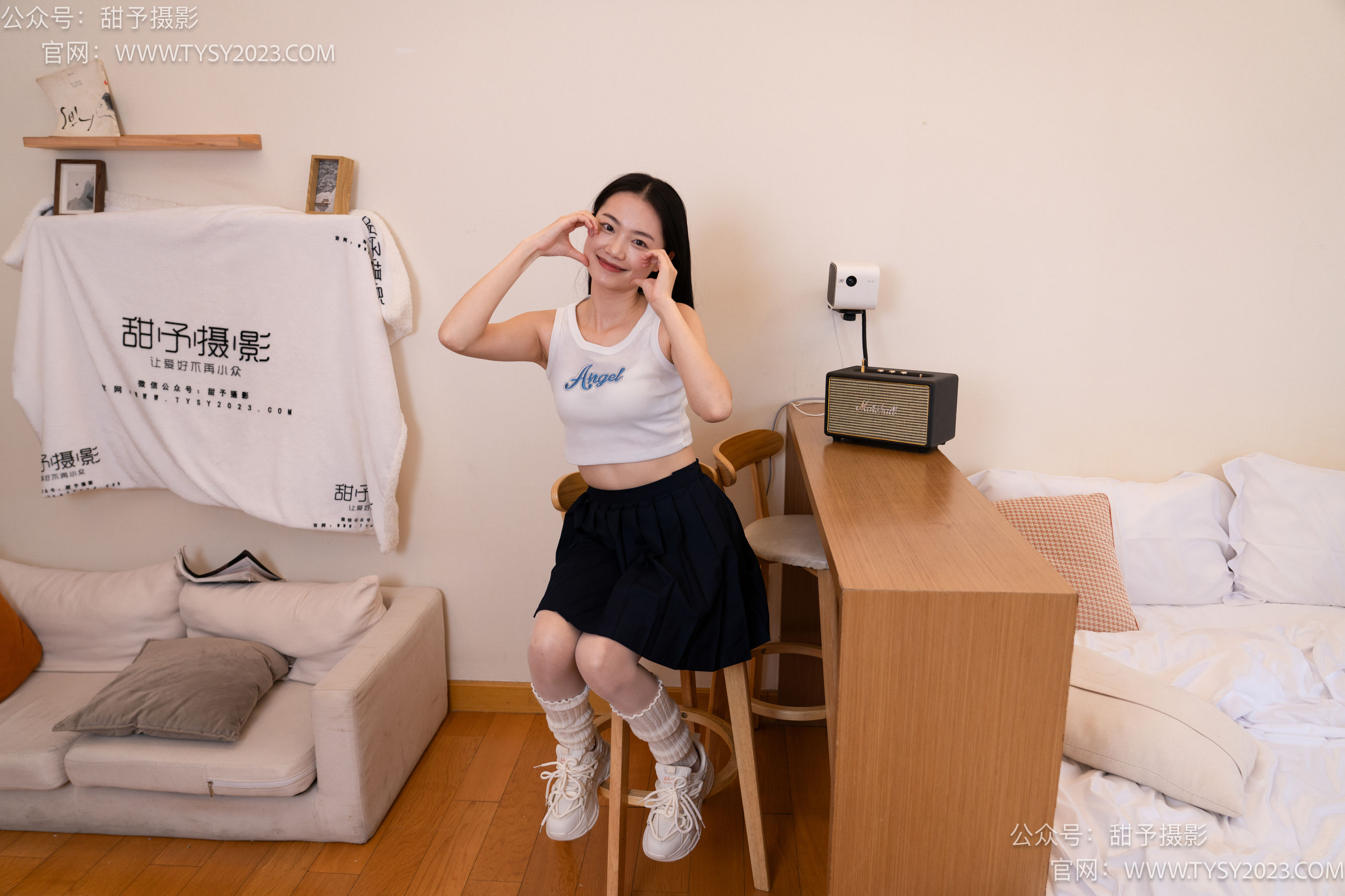 甜予摄影 No.097 齐齐 -运动鞋、薄白丝（脚尖加固款）/(125P)