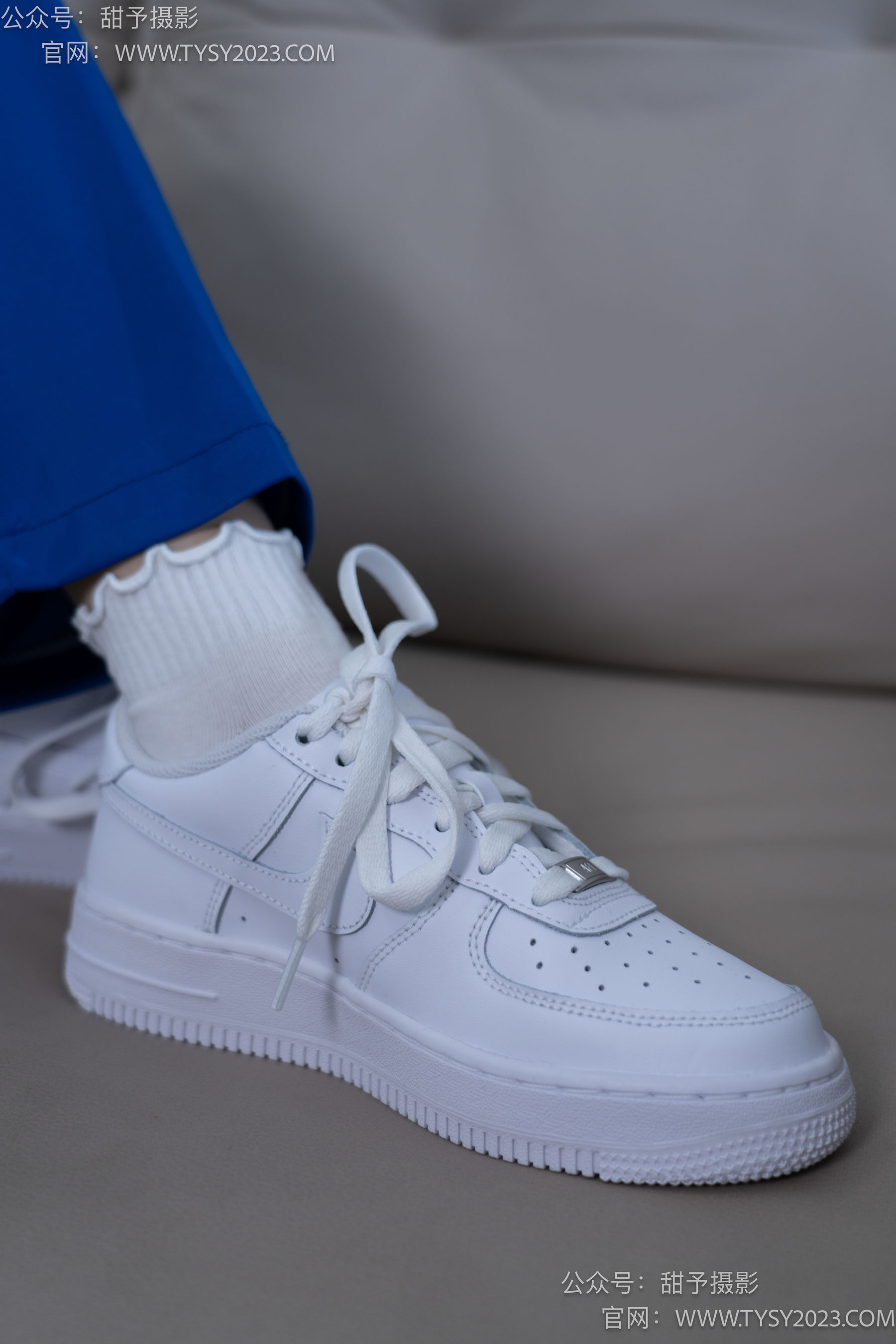 甜予摄影 No.098 璇璇 -校服、板鞋、白棉袜、肉丝（脚尖加固款）/(135P)