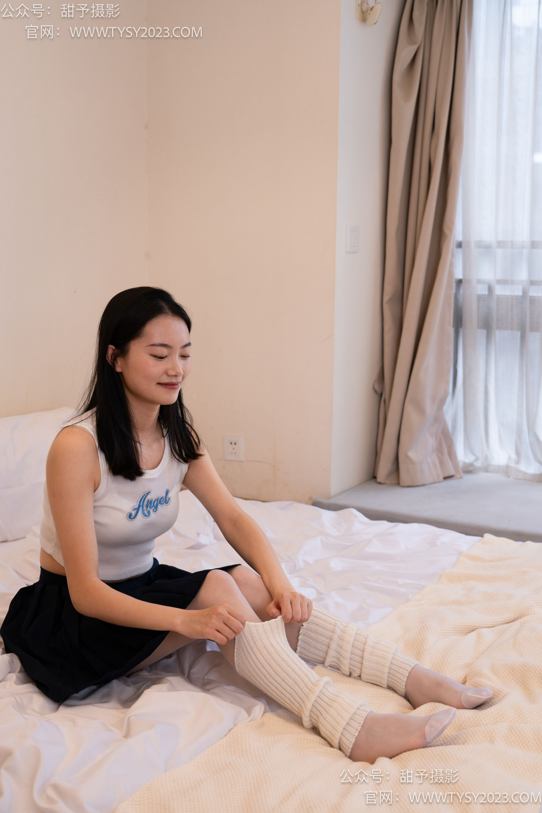 甜予摄影 No.097 齐齐 -运动鞋、薄白丝（脚尖加固款）/(125P)