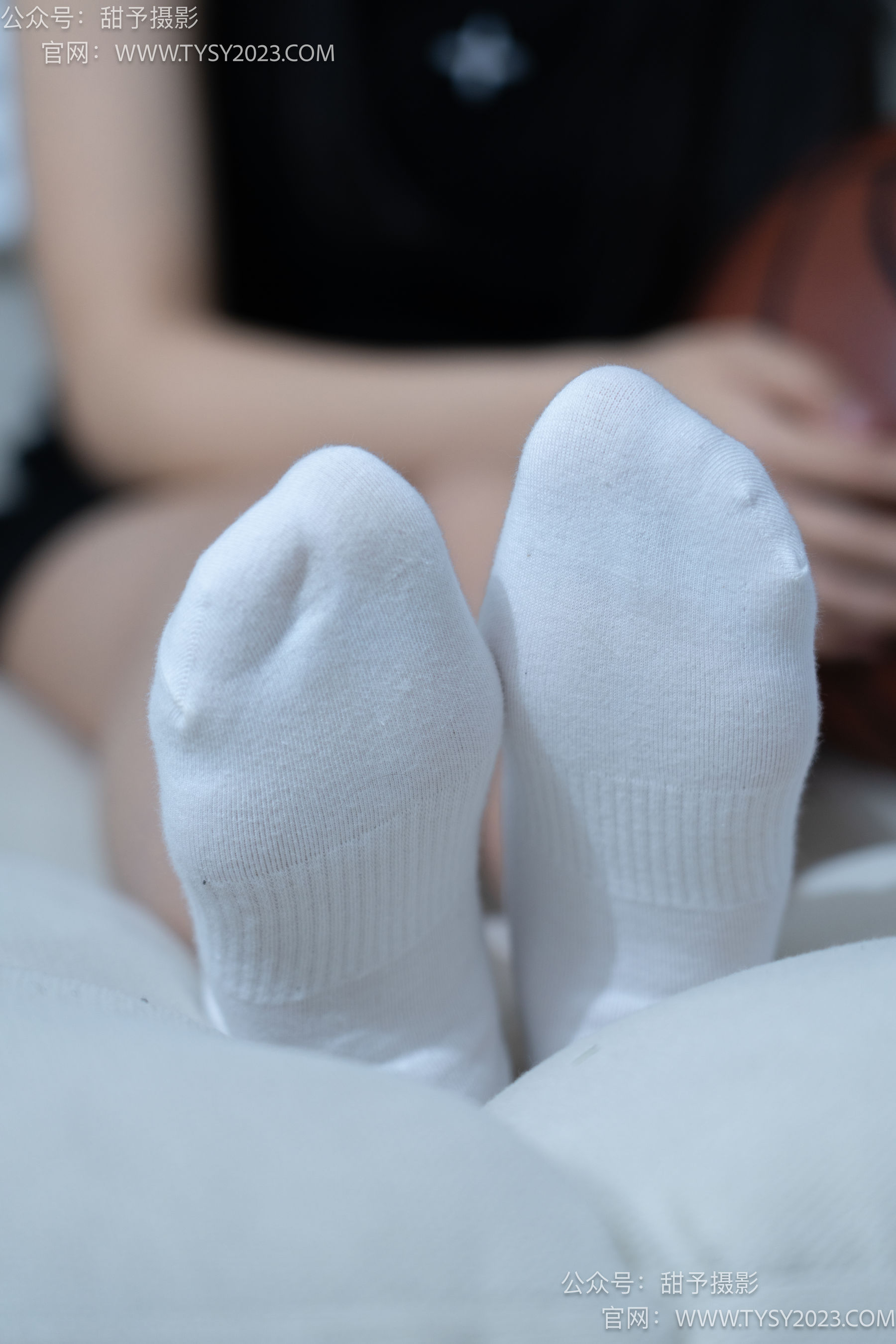 甜予摄影 No.082 筱筱 -帆布鞋、白棉袜、裸足/(116P)