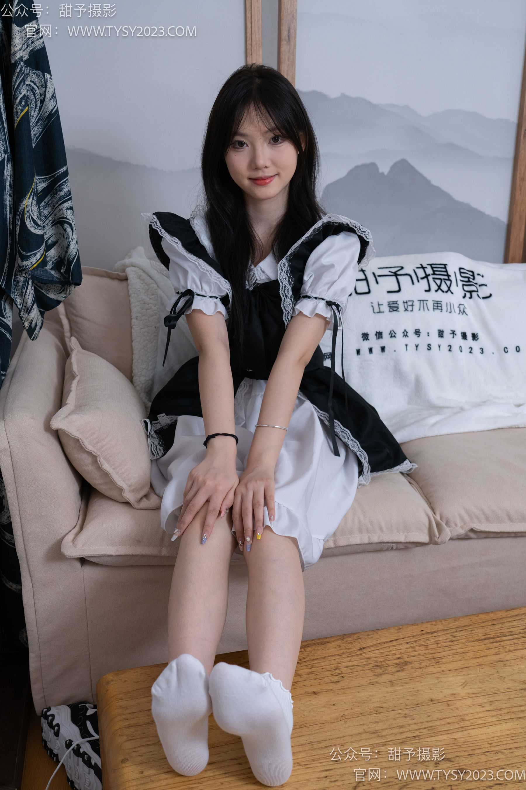 甜予摄影 No.083 璇璇 -运动鞋、白棉袜、裸足/(133P)