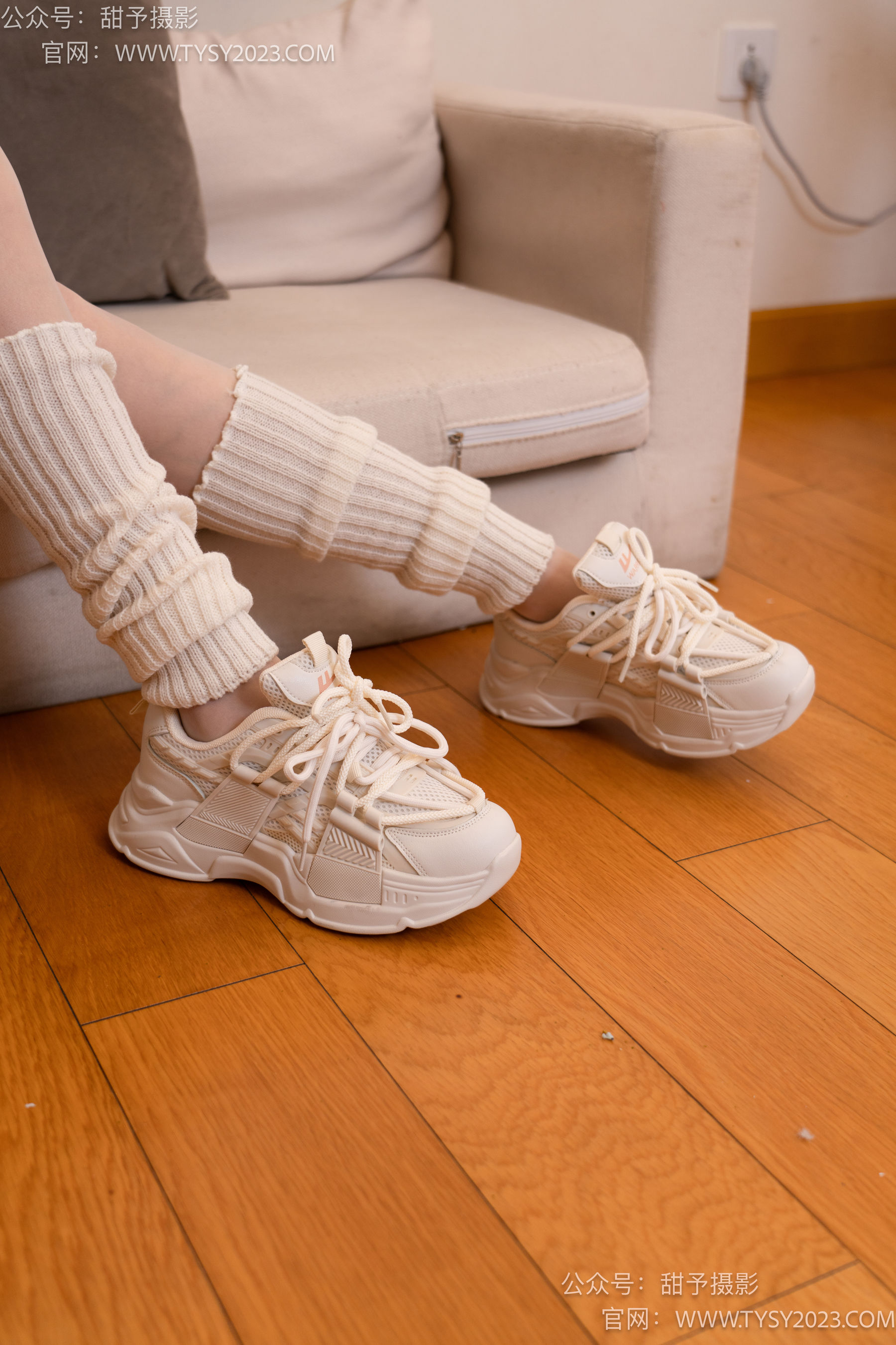 甜予摄影 No.097 齐齐 -运动鞋、薄白丝（脚尖加固款）/(125P)