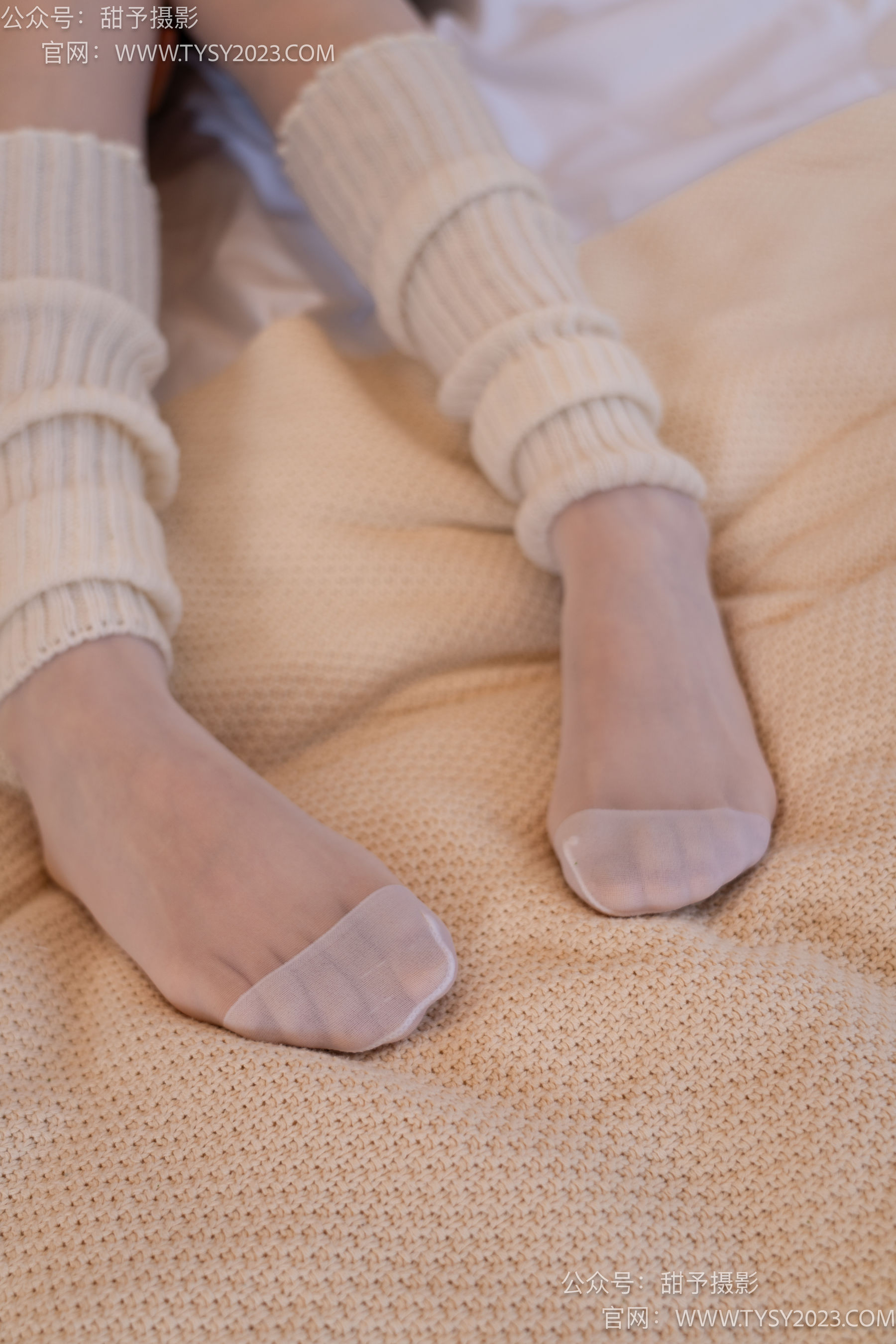 甜予摄影 No.097 齐齐 -运动鞋、薄白丝（脚尖加固款）/(125P)