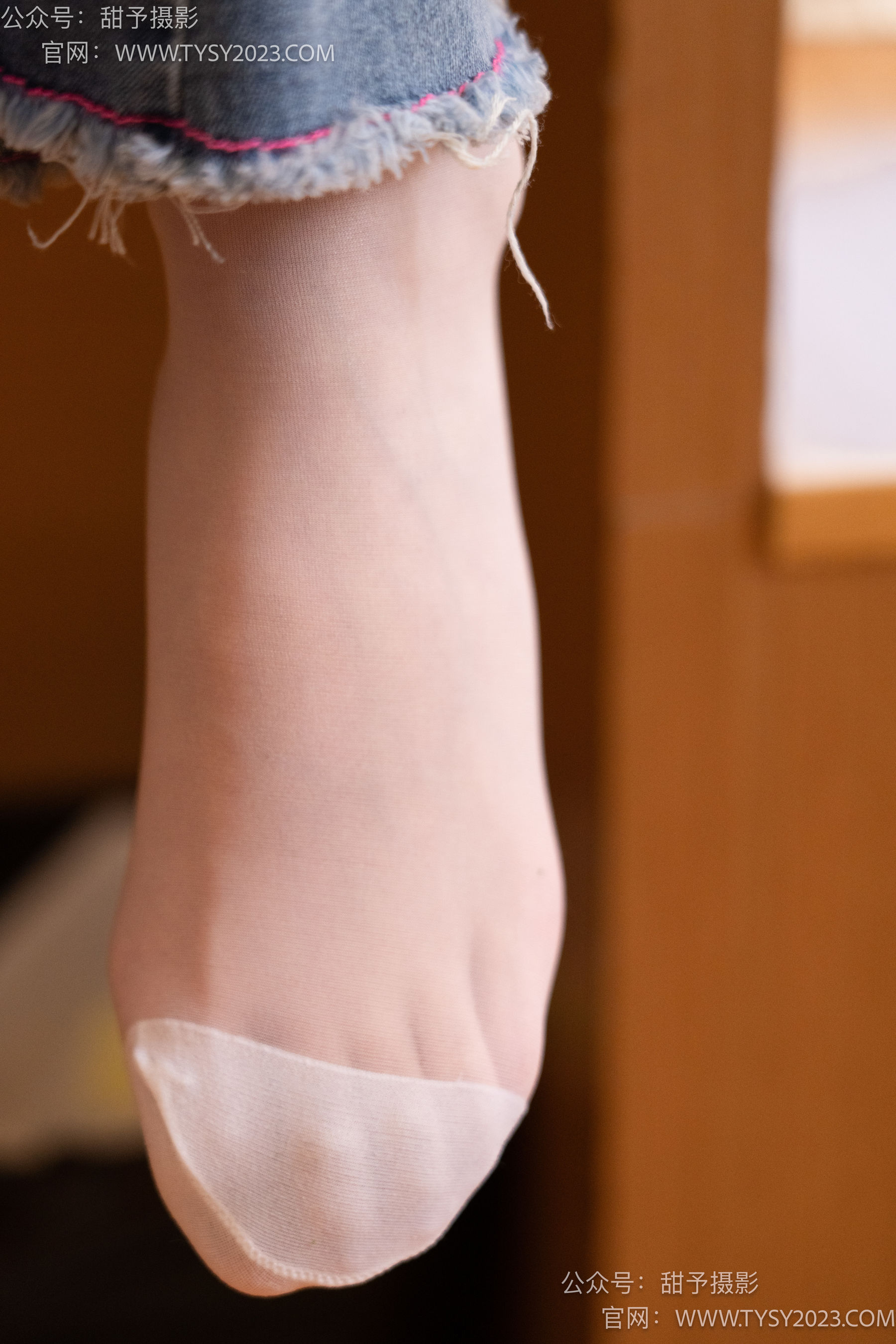 甜予摄影 No.093 齐齐 -帆布鞋、白丝（脚尖加固款、裤里丝）/(123P)