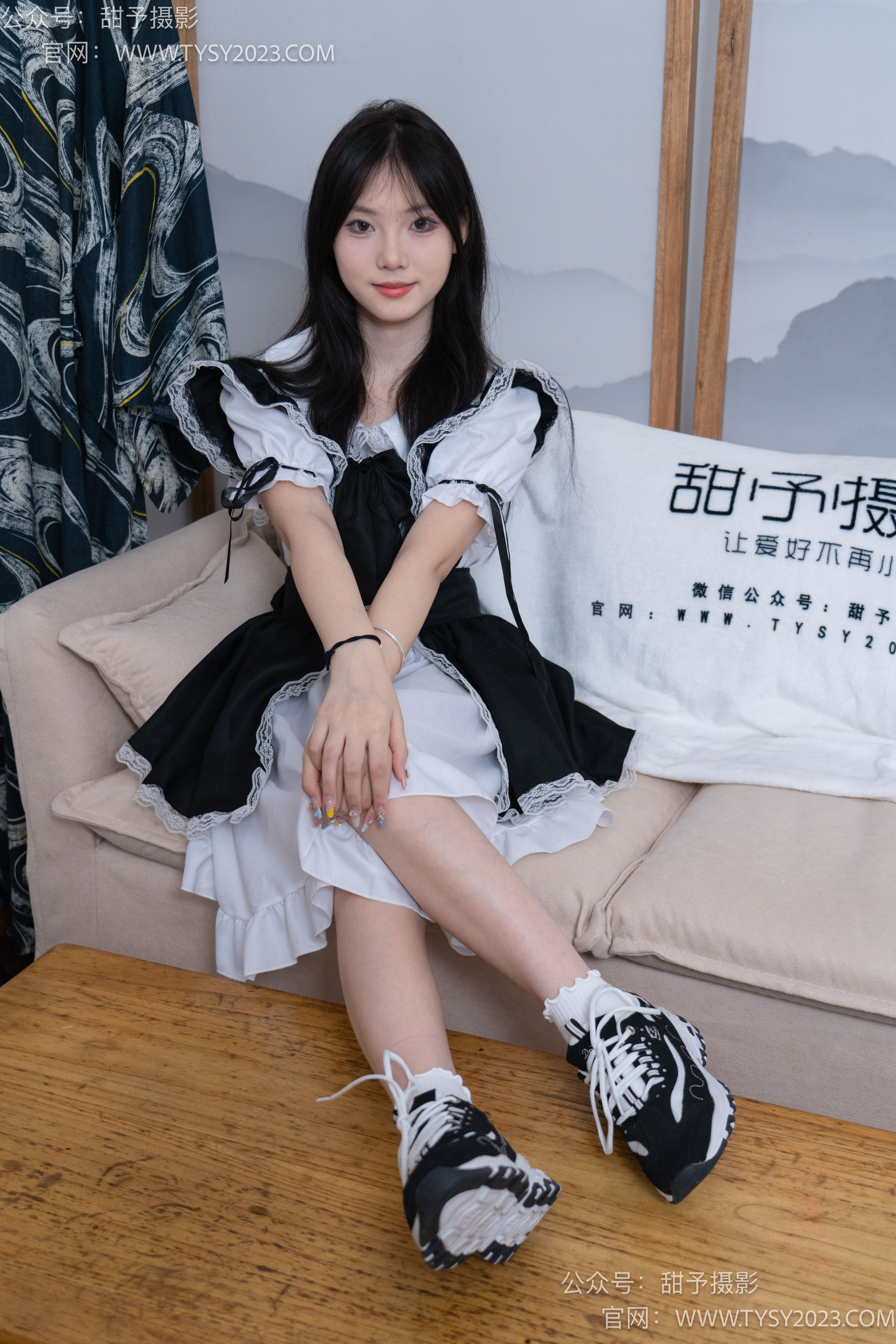 甜予摄影 No.083 璇璇 -运动鞋、白棉袜、裸足/(133P)