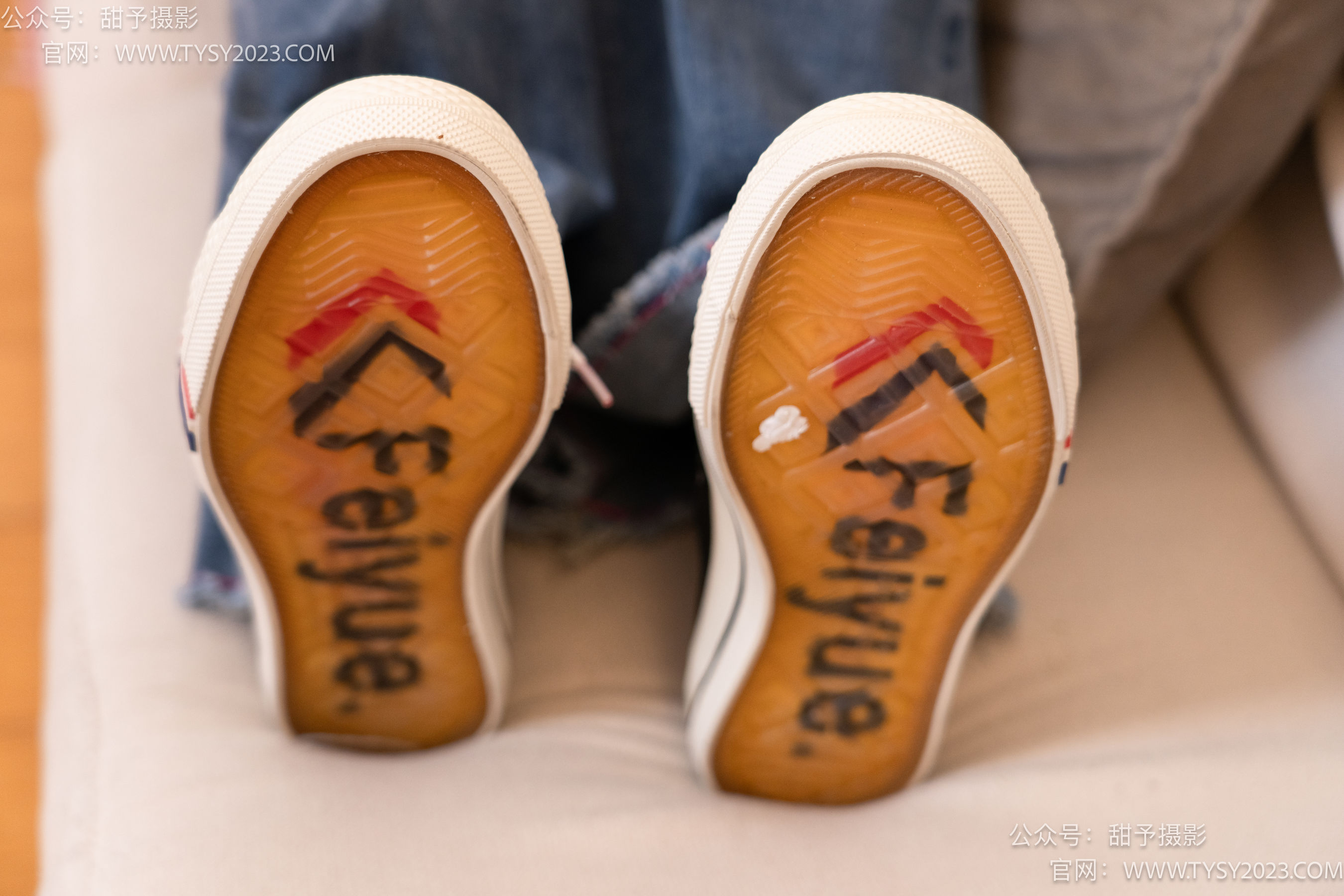 甜予摄影 No.093 齐齐 -帆布鞋、白丝（脚尖加固款、裤里丝）/(123P)