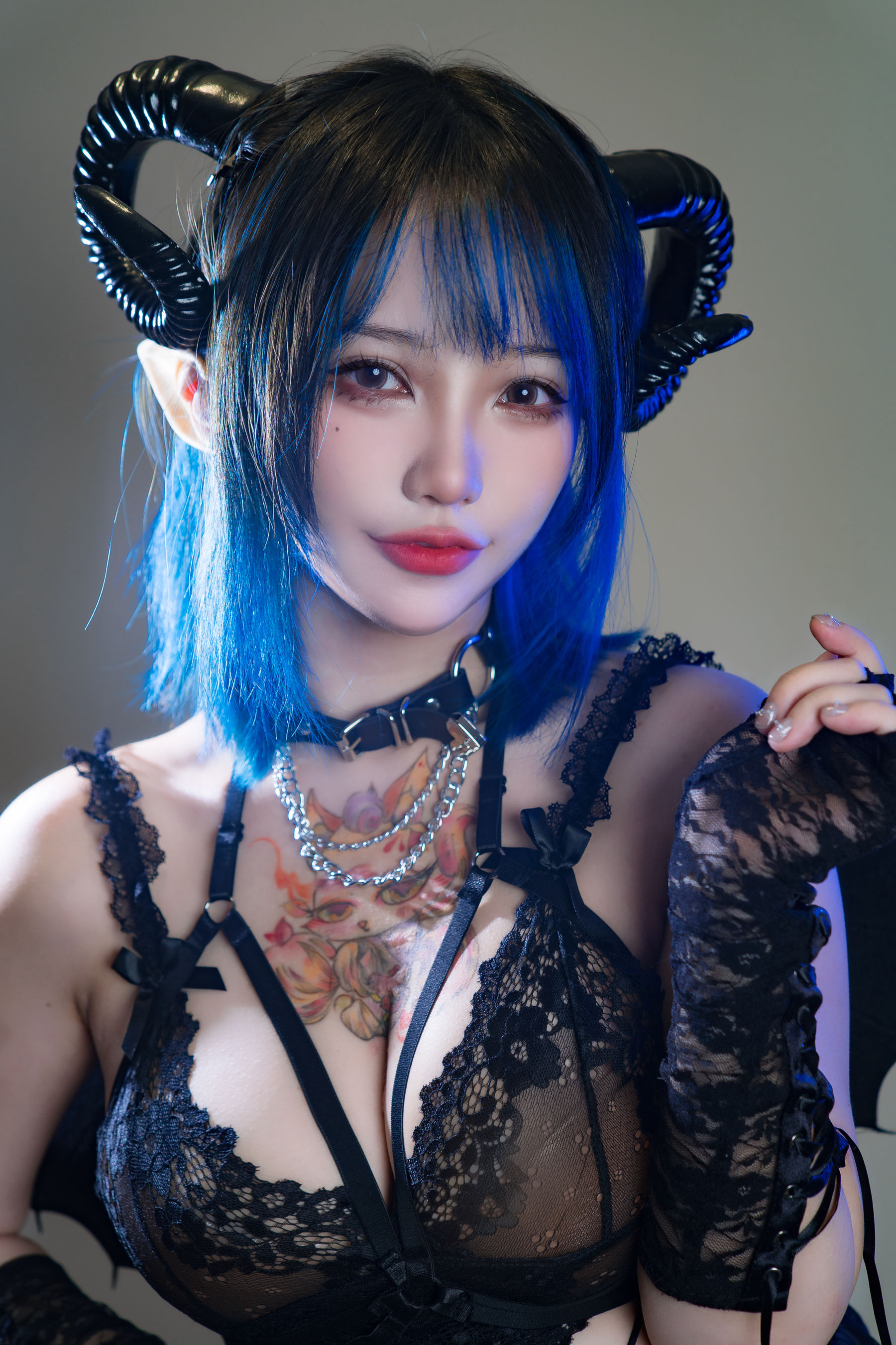 狐洛洛子 - 深蓝魅魔/(39P)