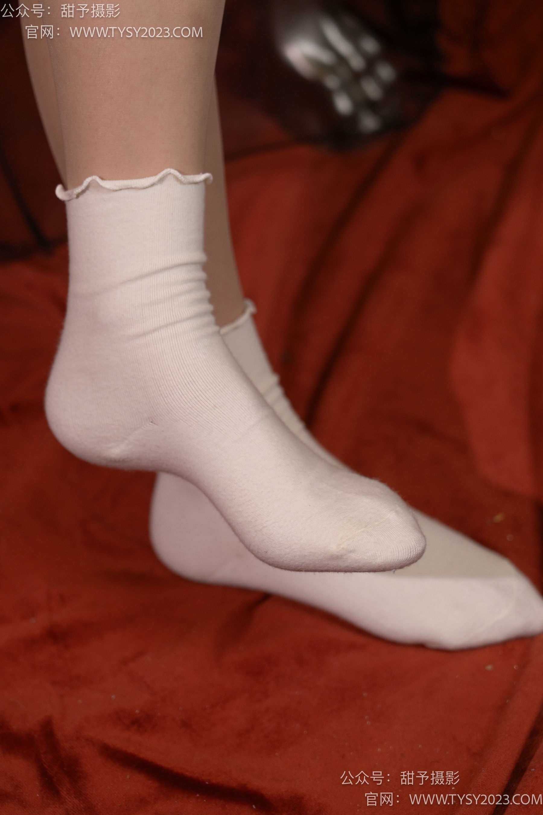 甜予摄影 No.095 璇璇 -旗袍、皮鞋、米白色棉袜、肉丝/(132P)
