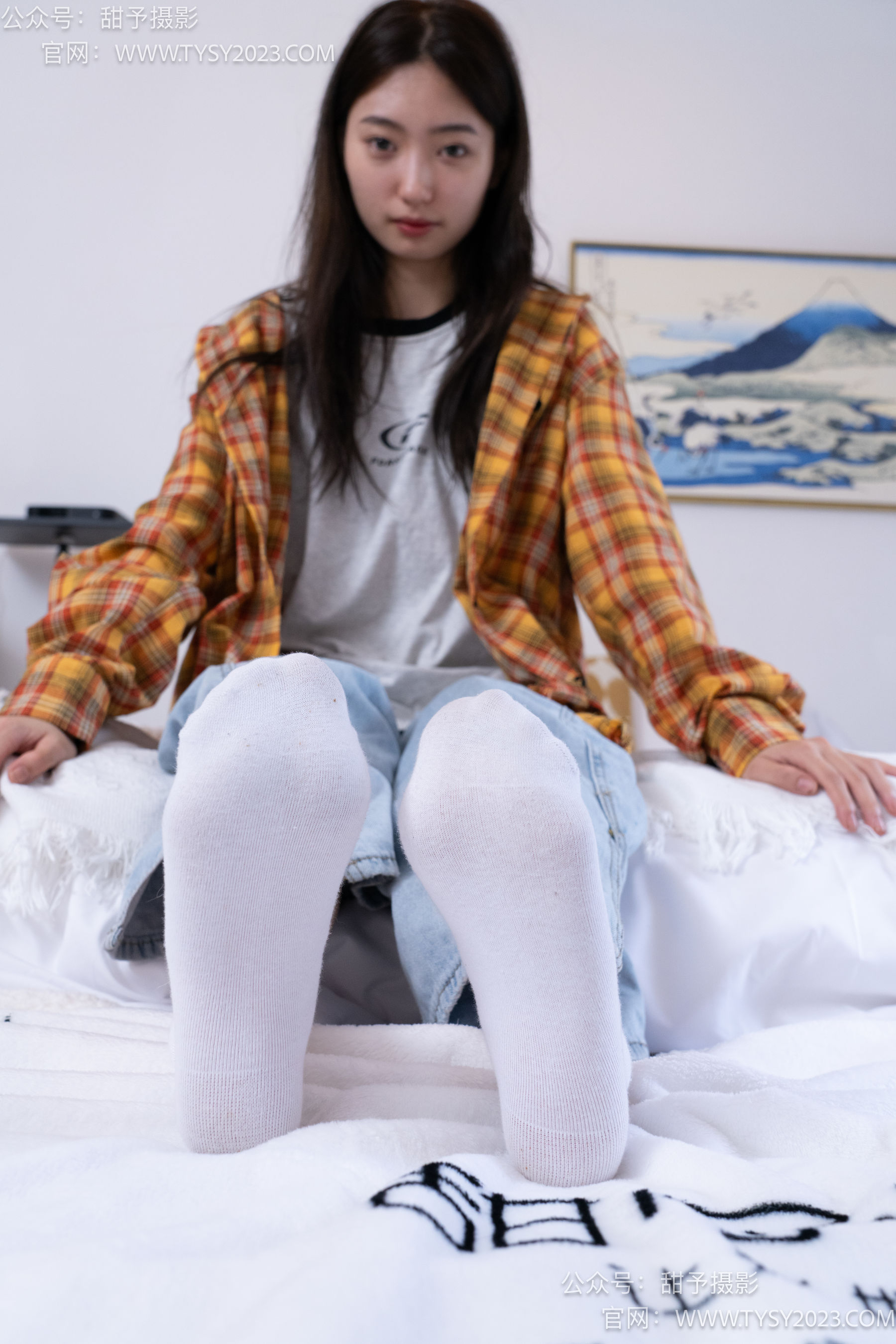 甜予摄影 No.078 雪梨 -帆布鞋、白棉袜、裸足/(140P)