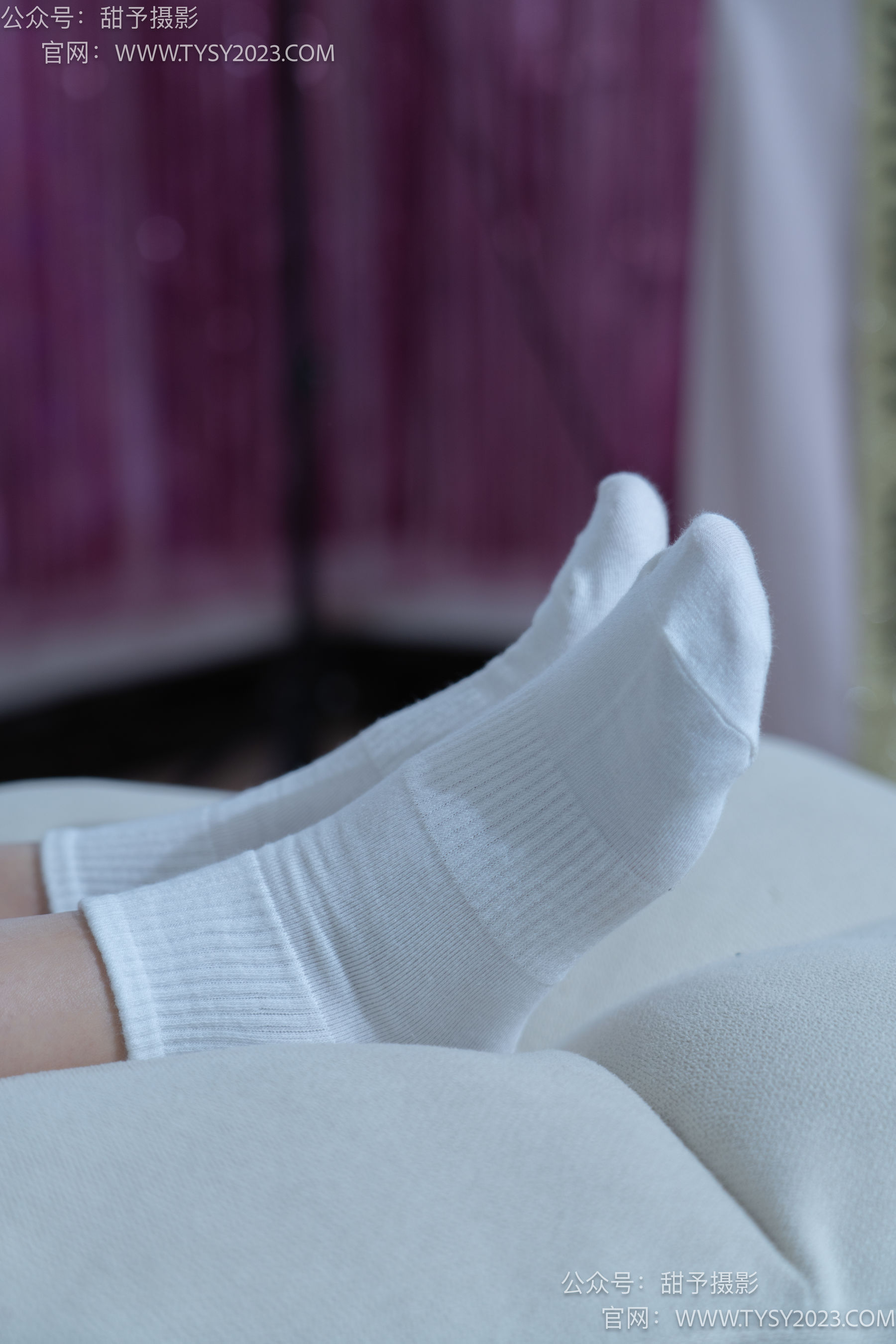 甜予摄影 No.082 筱筱 -帆布鞋、白棉袜、裸足/(116P)