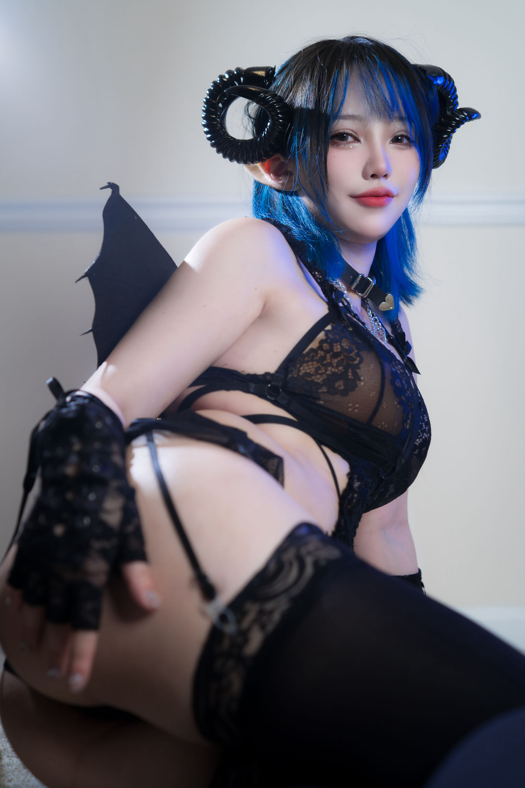 狐洛洛子 - 深蓝魅魔/(39P)