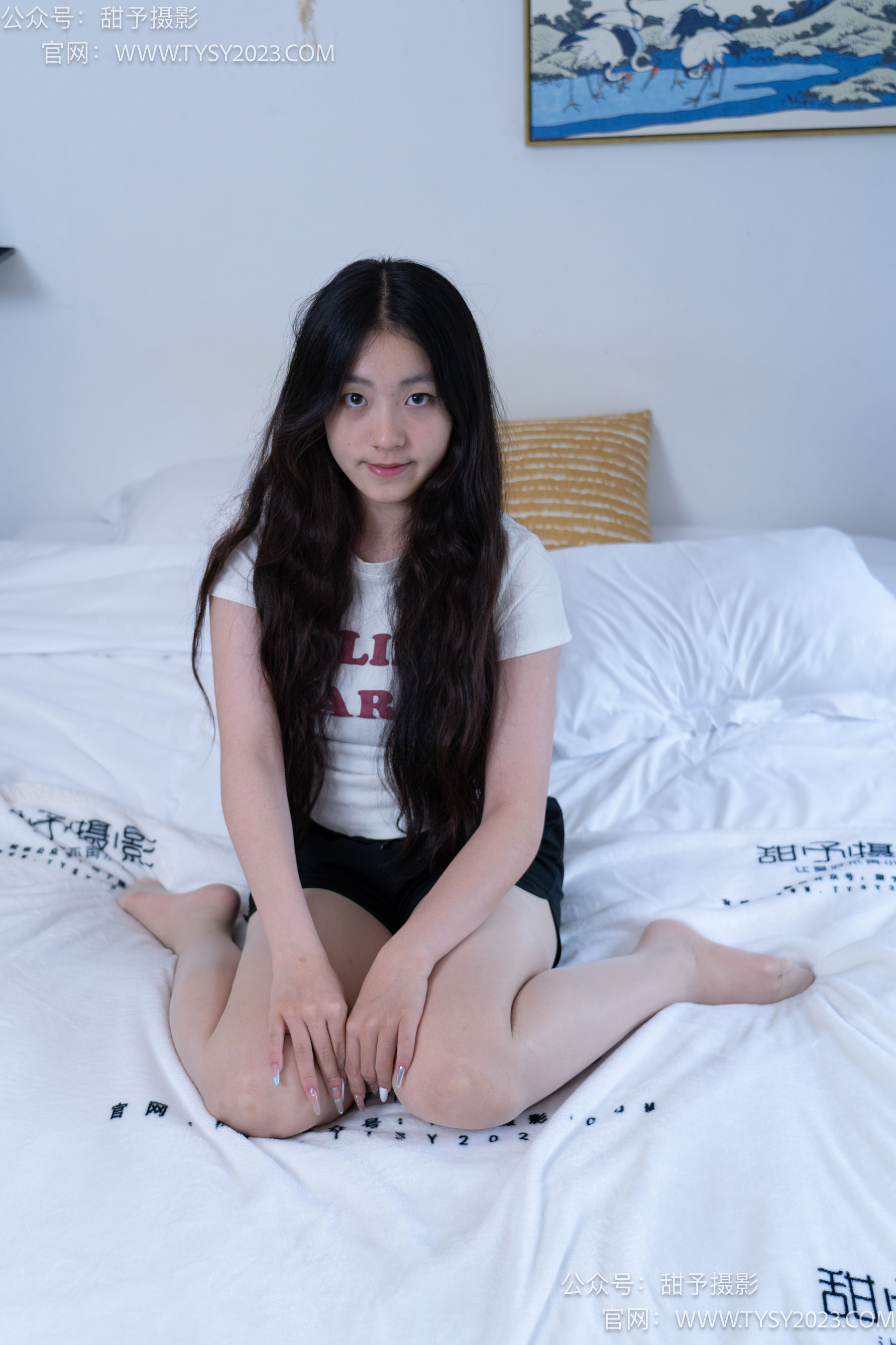 甜予摄影 No.079 小云 -运动鞋、白棉袜、肉丝（脚尖加固款）/(139P)