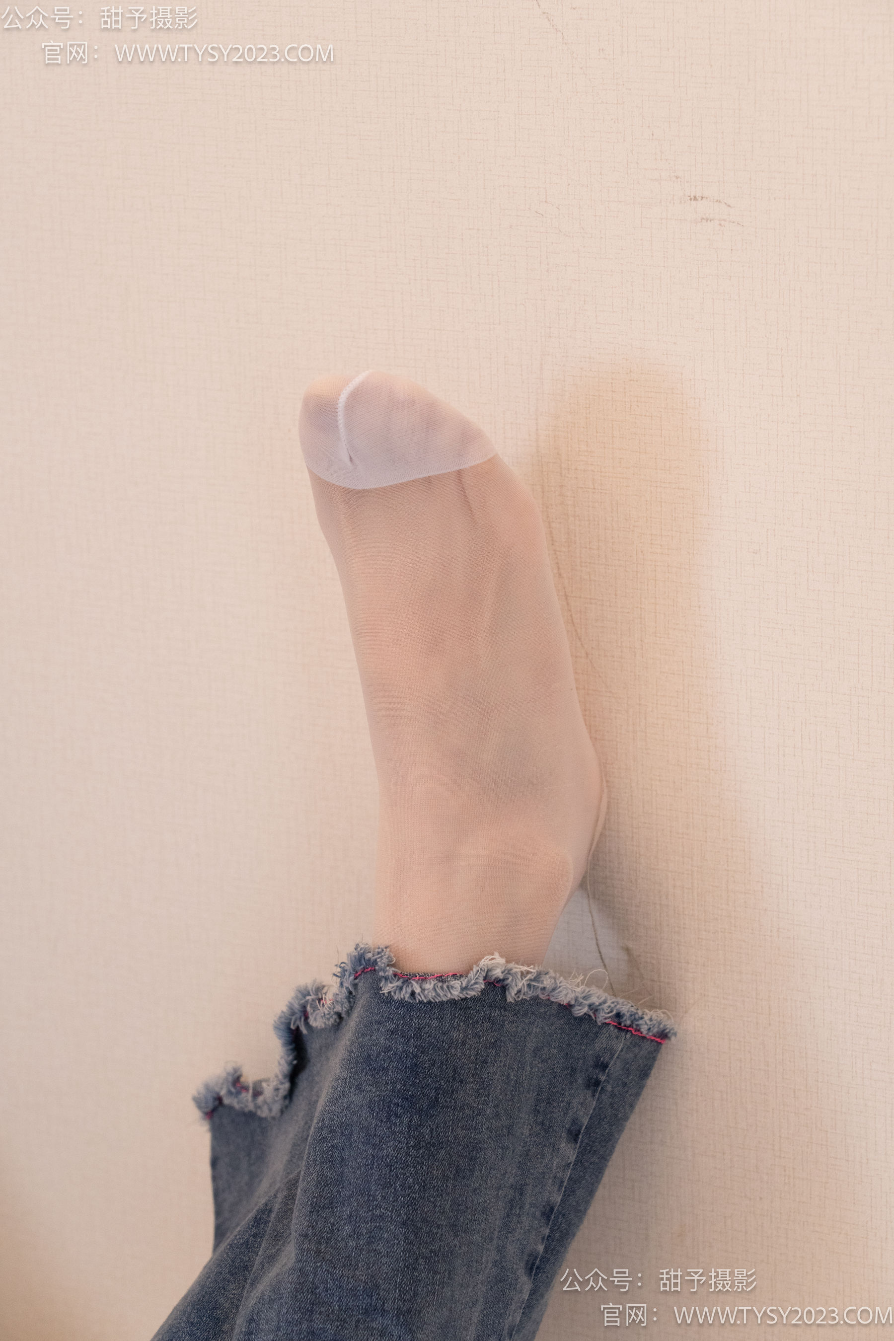 甜予摄影 No.093 齐齐 -帆布鞋、白丝（脚尖加固款、裤里丝）/(123P)