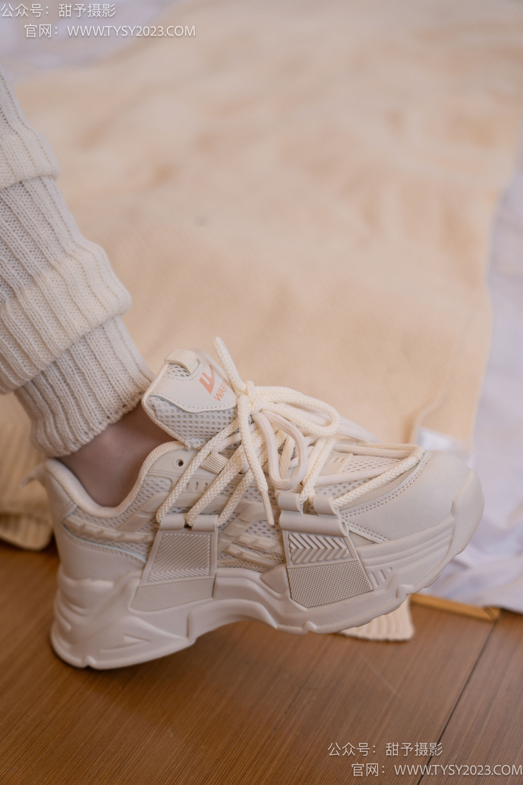 甜予摄影 No.097 齐齐 -运动鞋、薄白丝（脚尖加固款）/(125P)