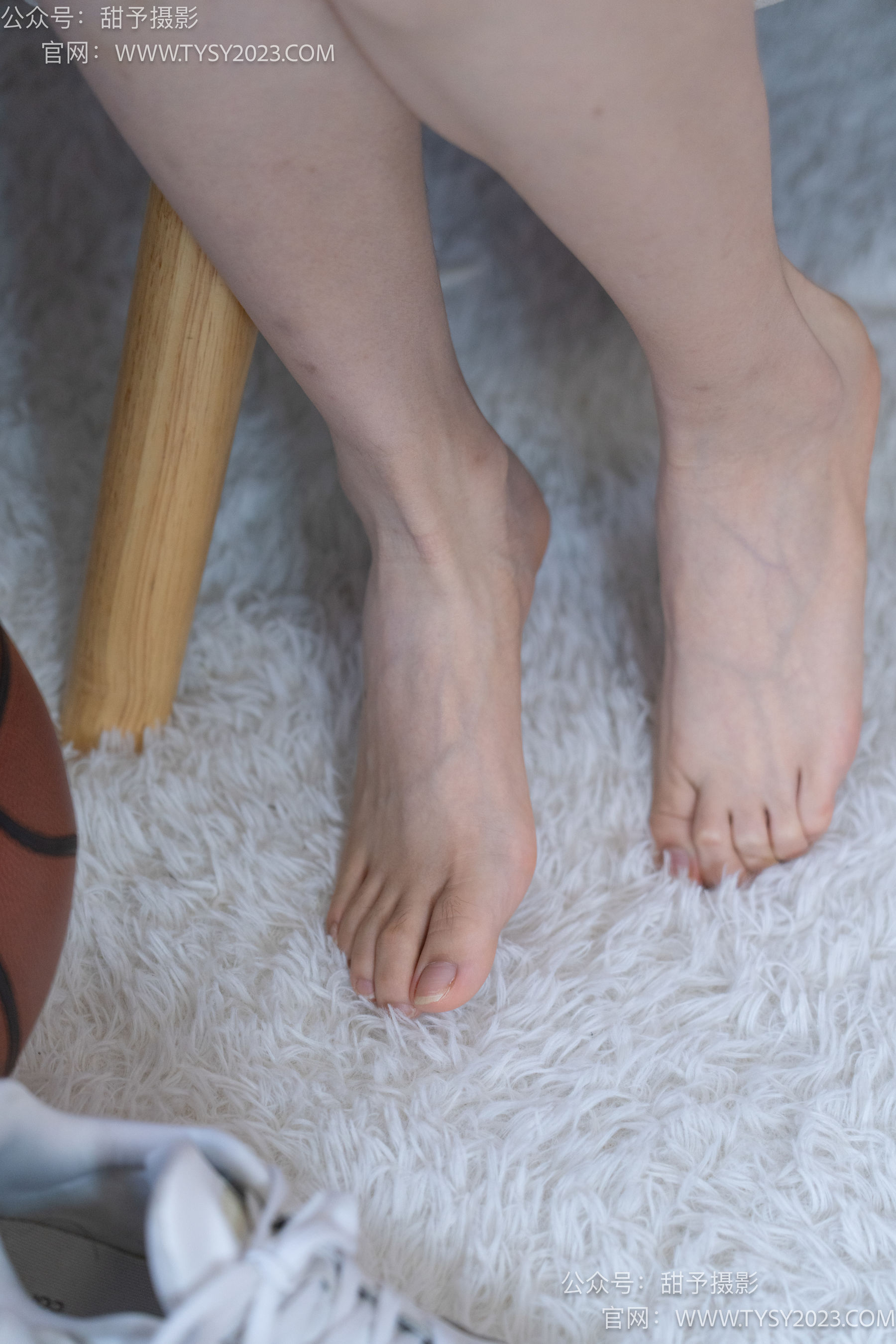 甜予摄影 No.087 静静 -板鞋、白棉袜、裸足/(106P)