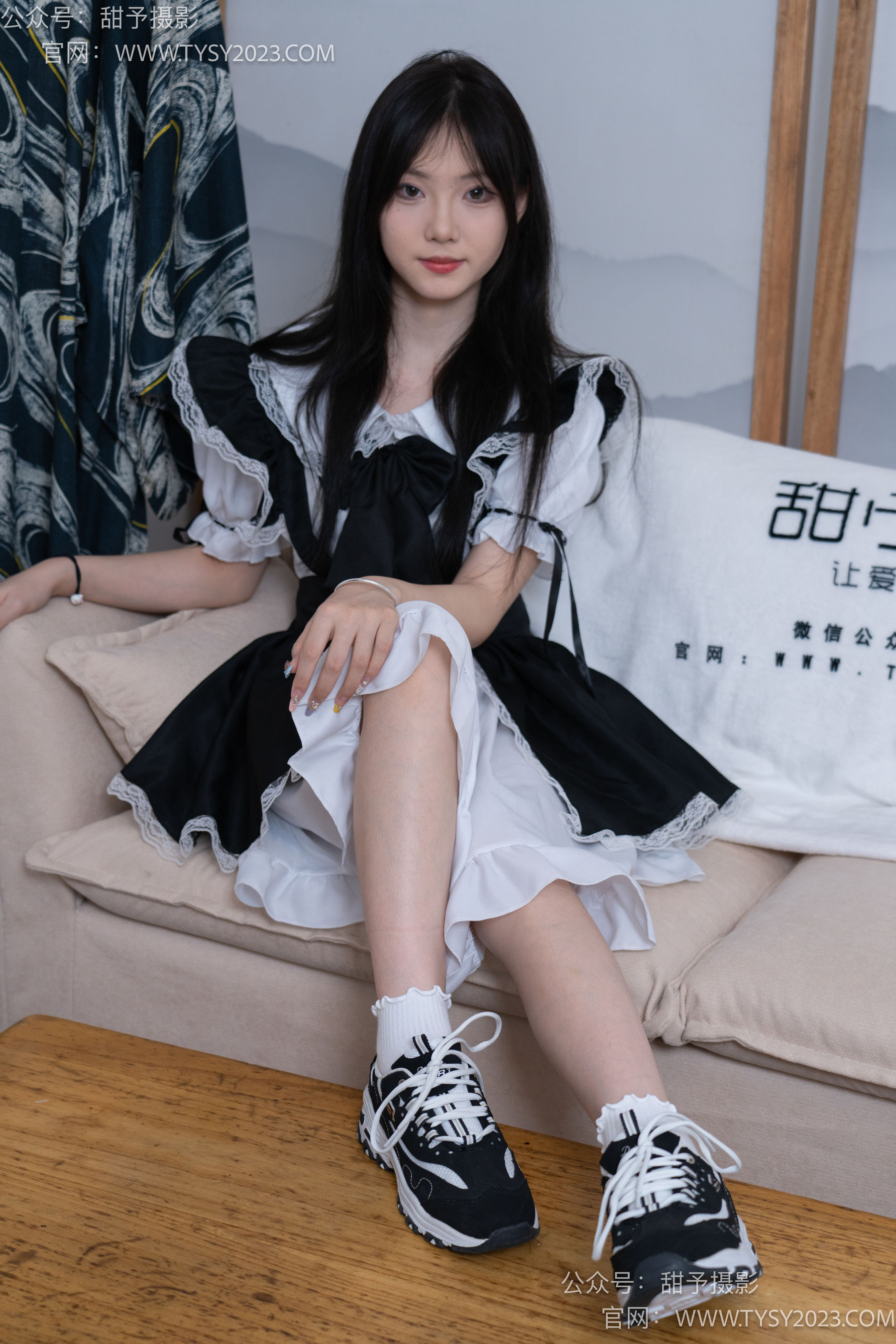 甜予摄影 No.083 璇璇 -运动鞋、白棉袜、裸足/(133P)