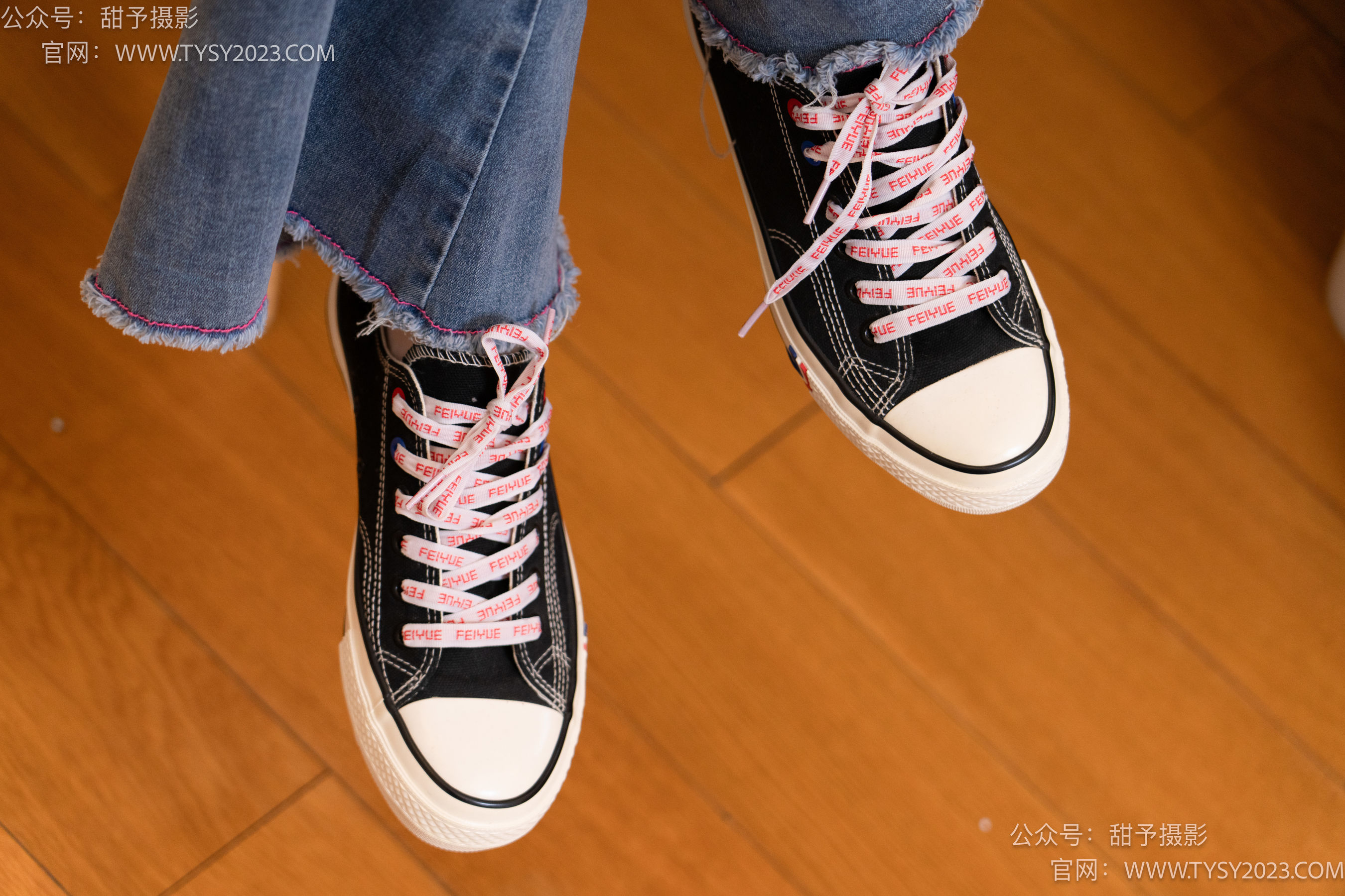 甜予摄影 No.093 齐齐 -帆布鞋、白丝（脚尖加固款、裤里丝）/(123P)