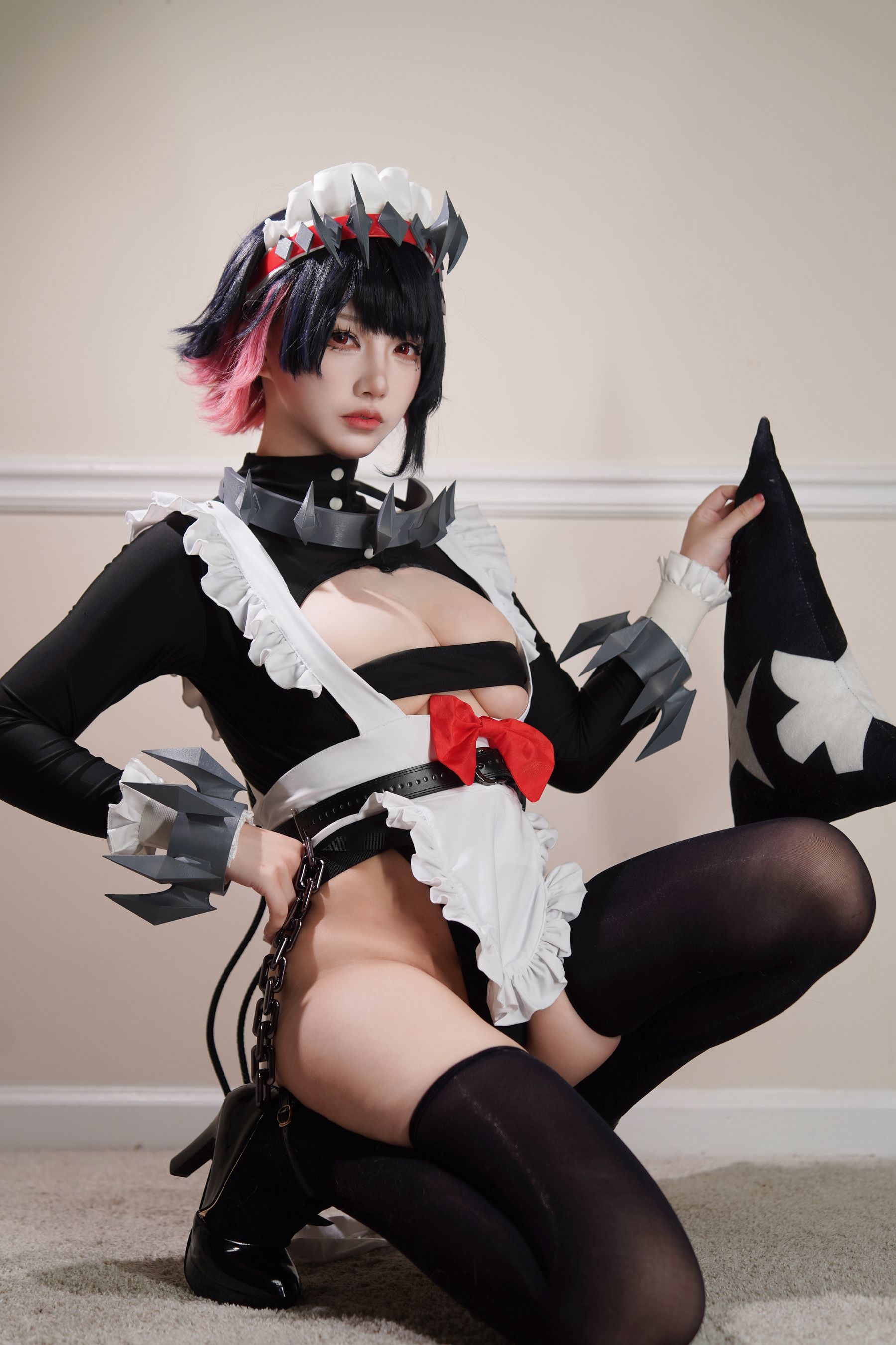 狐洛洛子 - 鲨鱼妹 女仆/(40P)