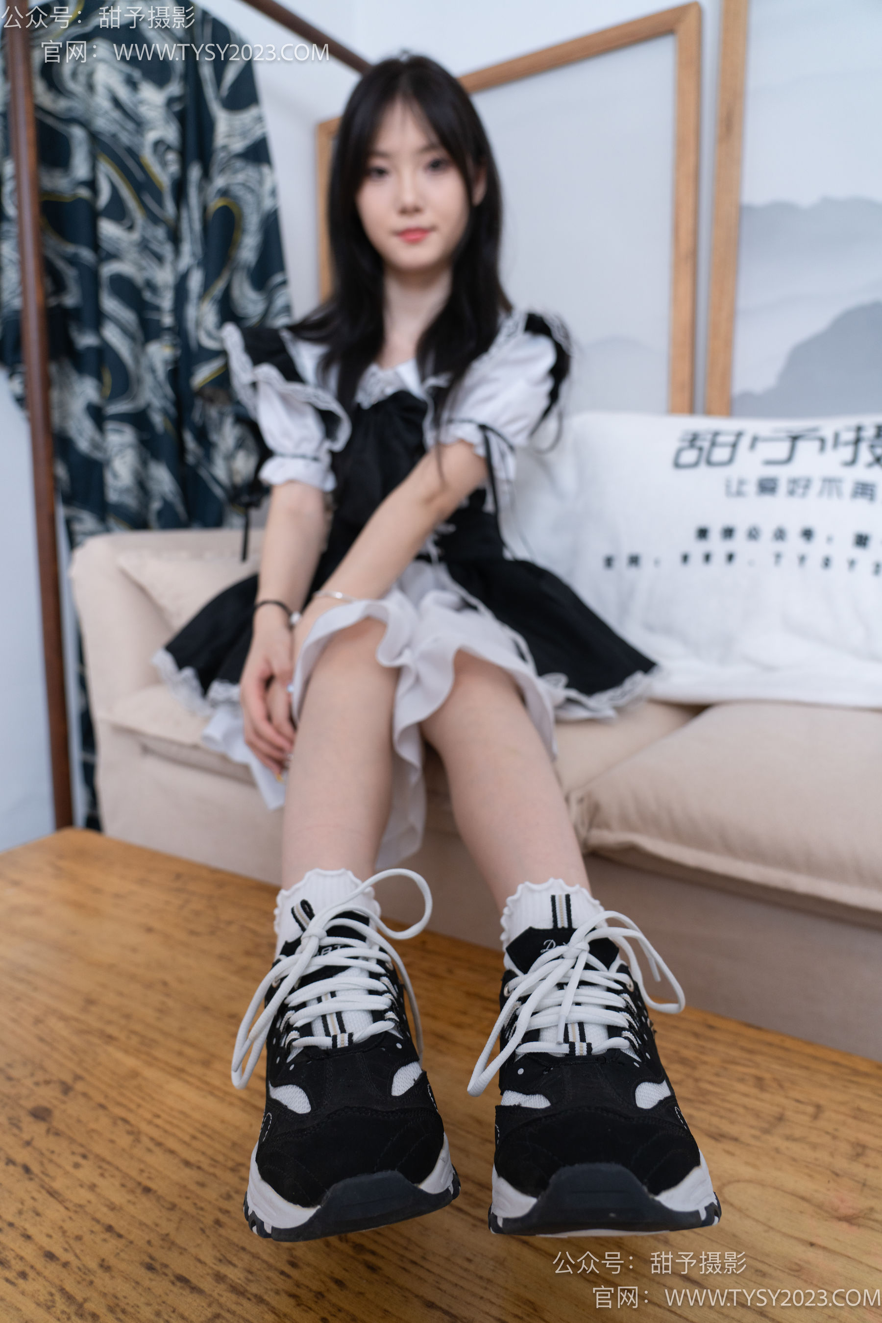 甜予摄影 No.083 璇璇 -运动鞋、白棉袜、裸足/(133P)