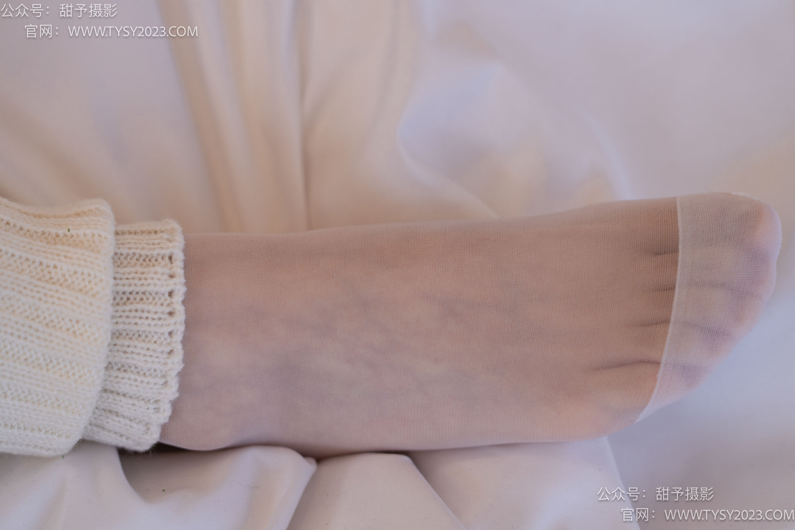 甜予摄影 No.097 齐齐 -运动鞋、薄白丝（脚尖加固款）/(125P)