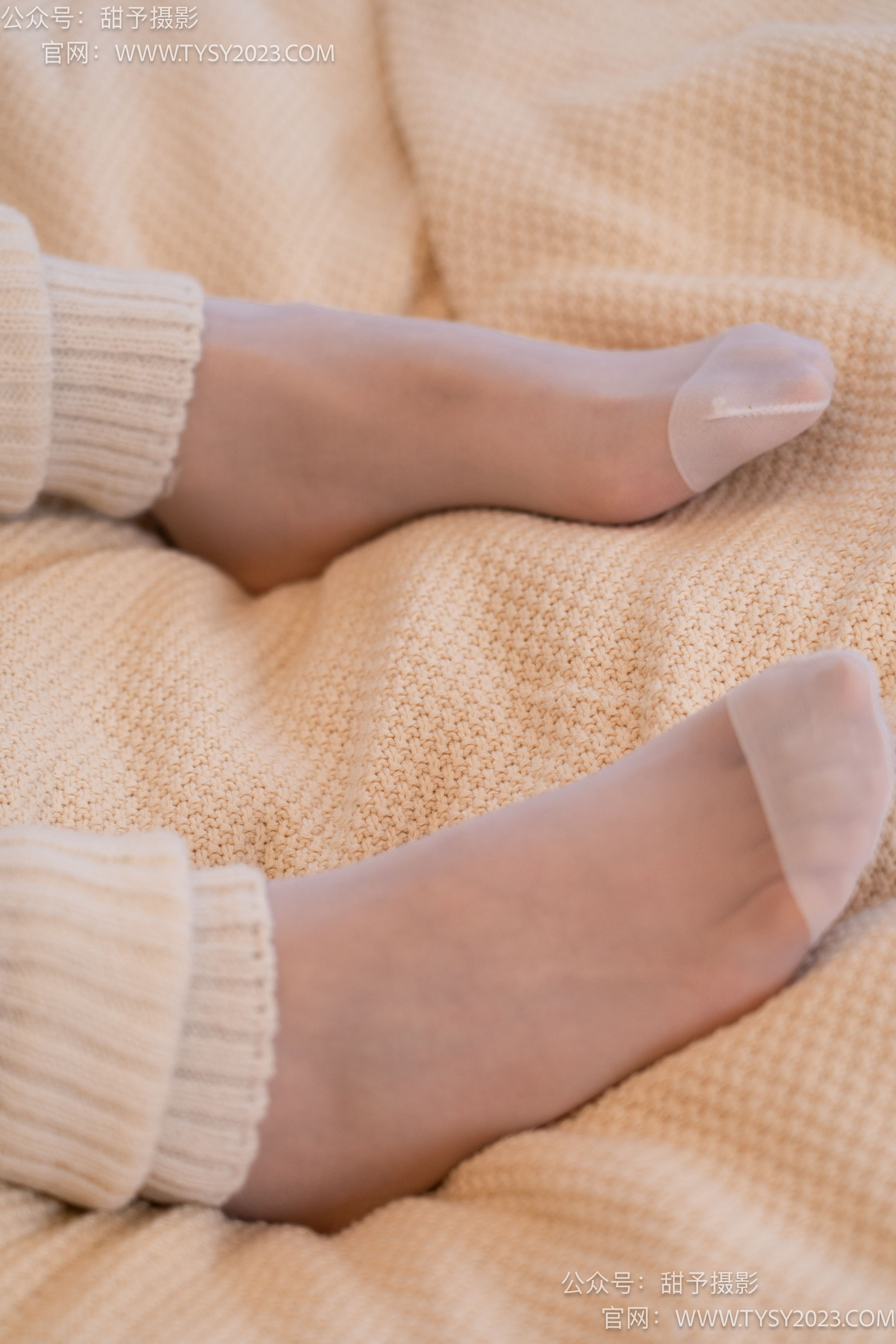 甜予摄影 No.097 齐齐 -运动鞋、薄白丝（脚尖加固款）/(125P)