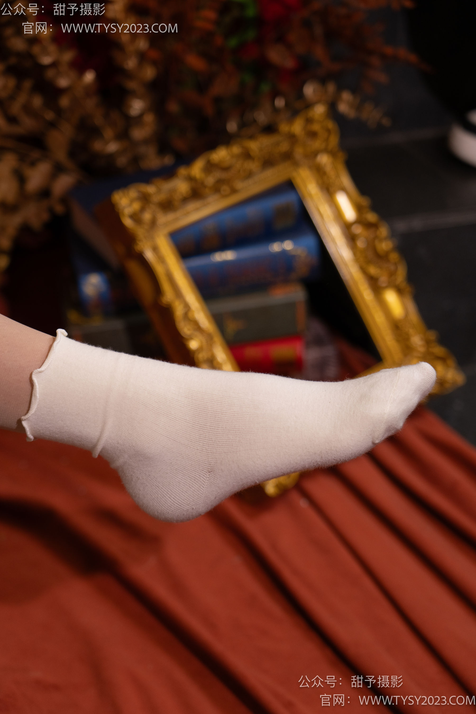 甜予摄影 No.095 璇璇 -旗袍、皮鞋、米白色棉袜、肉丝/(132P)