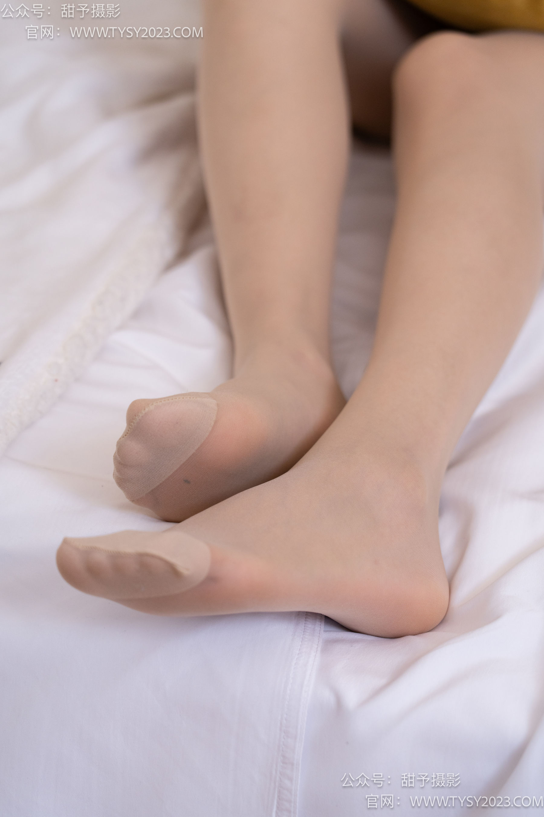 甜予摄影 No.096 澜澜 -板鞋、白棉袜、肉丝（脚尖加固款）/(130P)