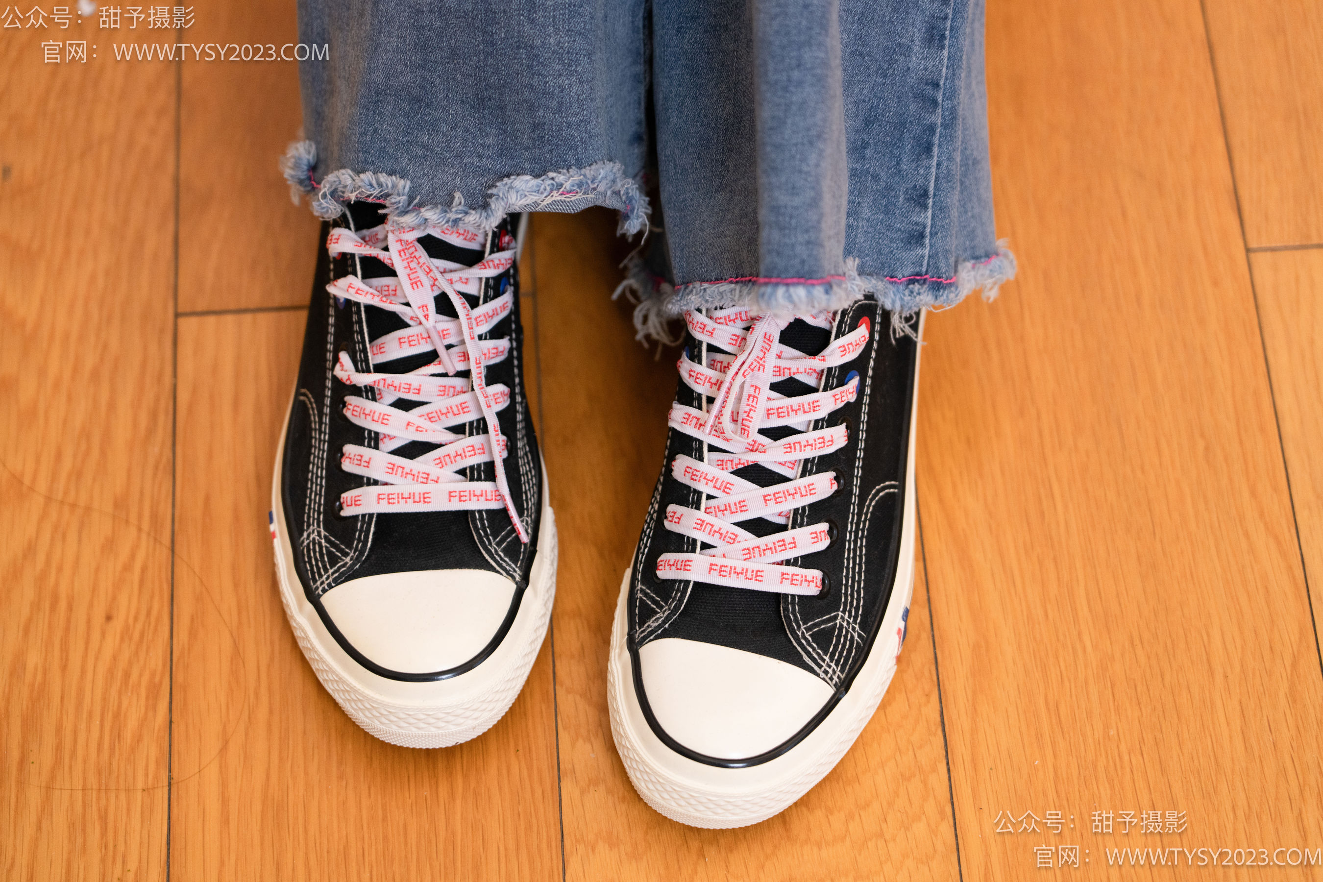 甜予摄影 No.093 齐齐 -帆布鞋、白丝（脚尖加固款、裤里丝）/(123P)