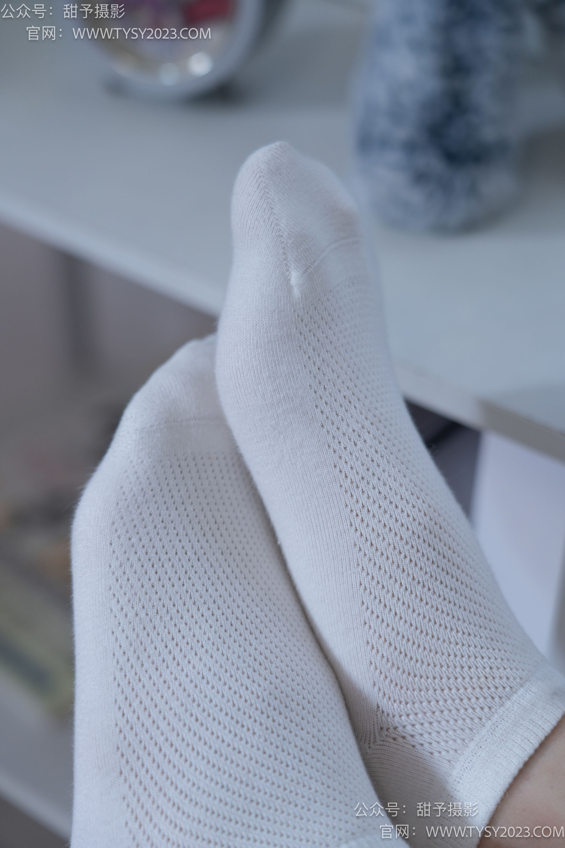 甜予摄影 No.087 静静 -板鞋、白棉袜、裸足/(106P)