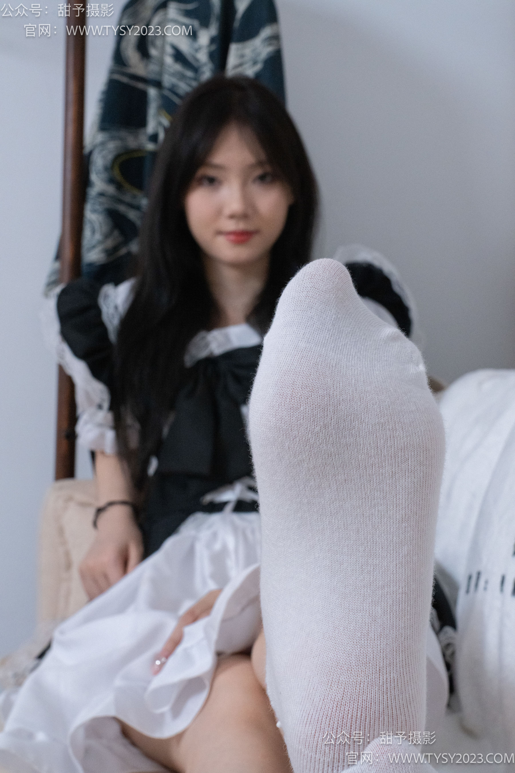 甜予摄影 No.083 璇璇 -运动鞋、白棉袜、裸足/(133P)