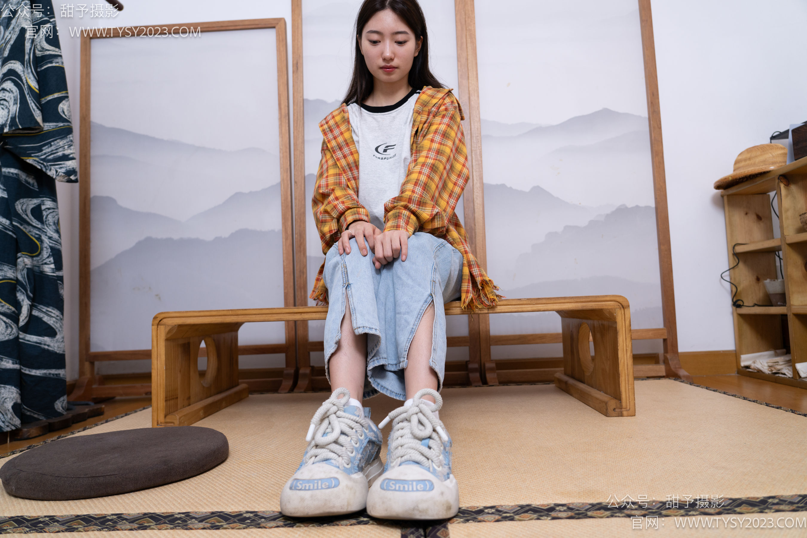 甜予摄影 No.078 雪梨 -帆布鞋、白棉袜、裸足/(140P)