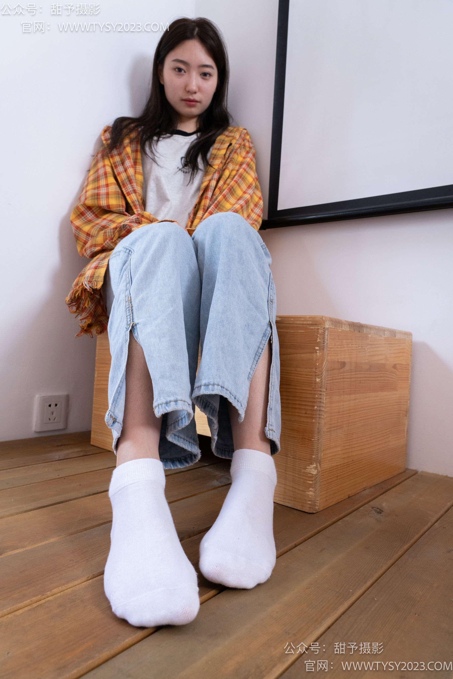 甜予摄影 No.078 雪梨 -帆布鞋、白棉袜、裸足/(140P)