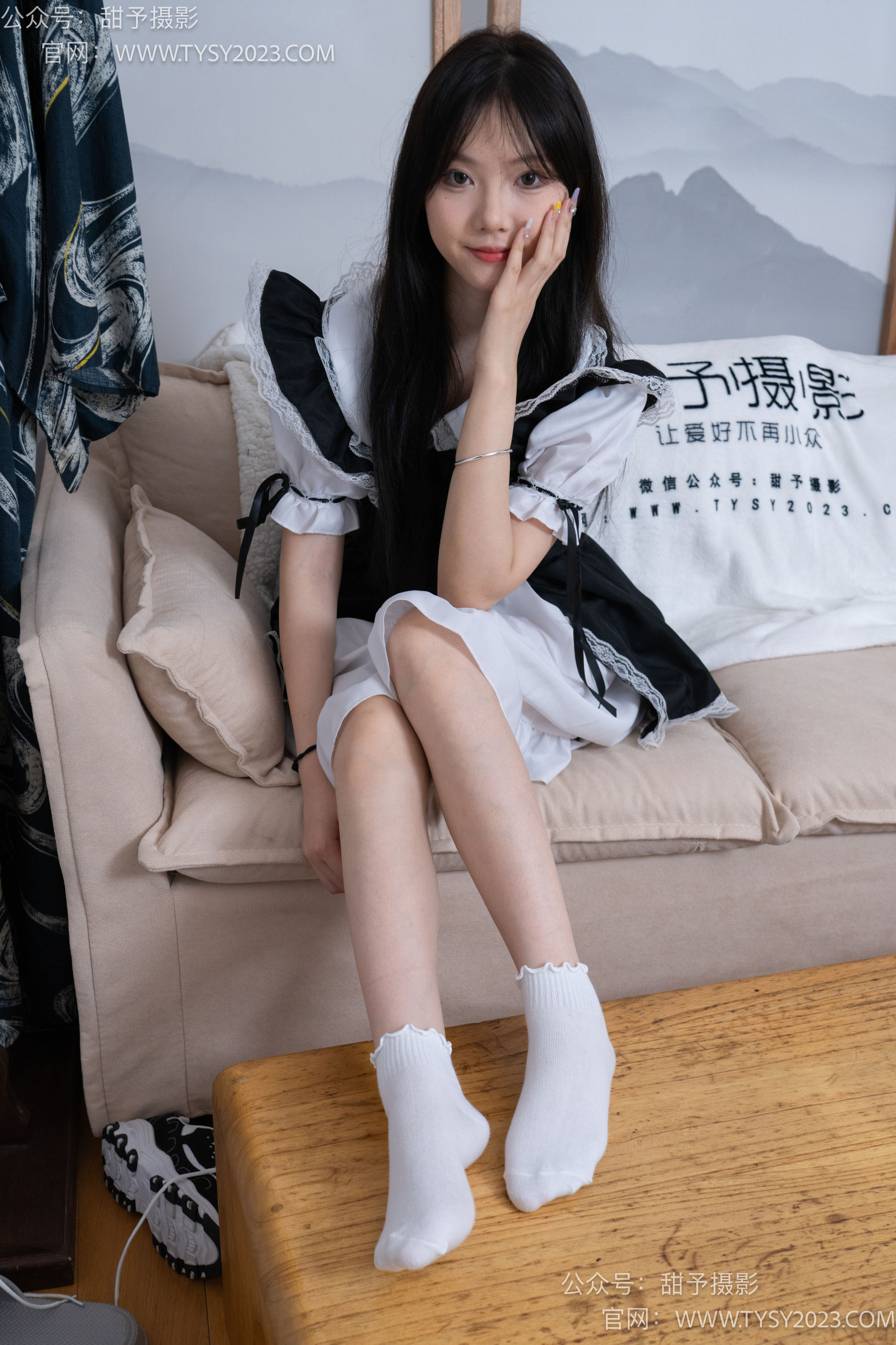 甜予摄影 No.083 璇璇 -运动鞋、白棉袜、裸足/(133P)