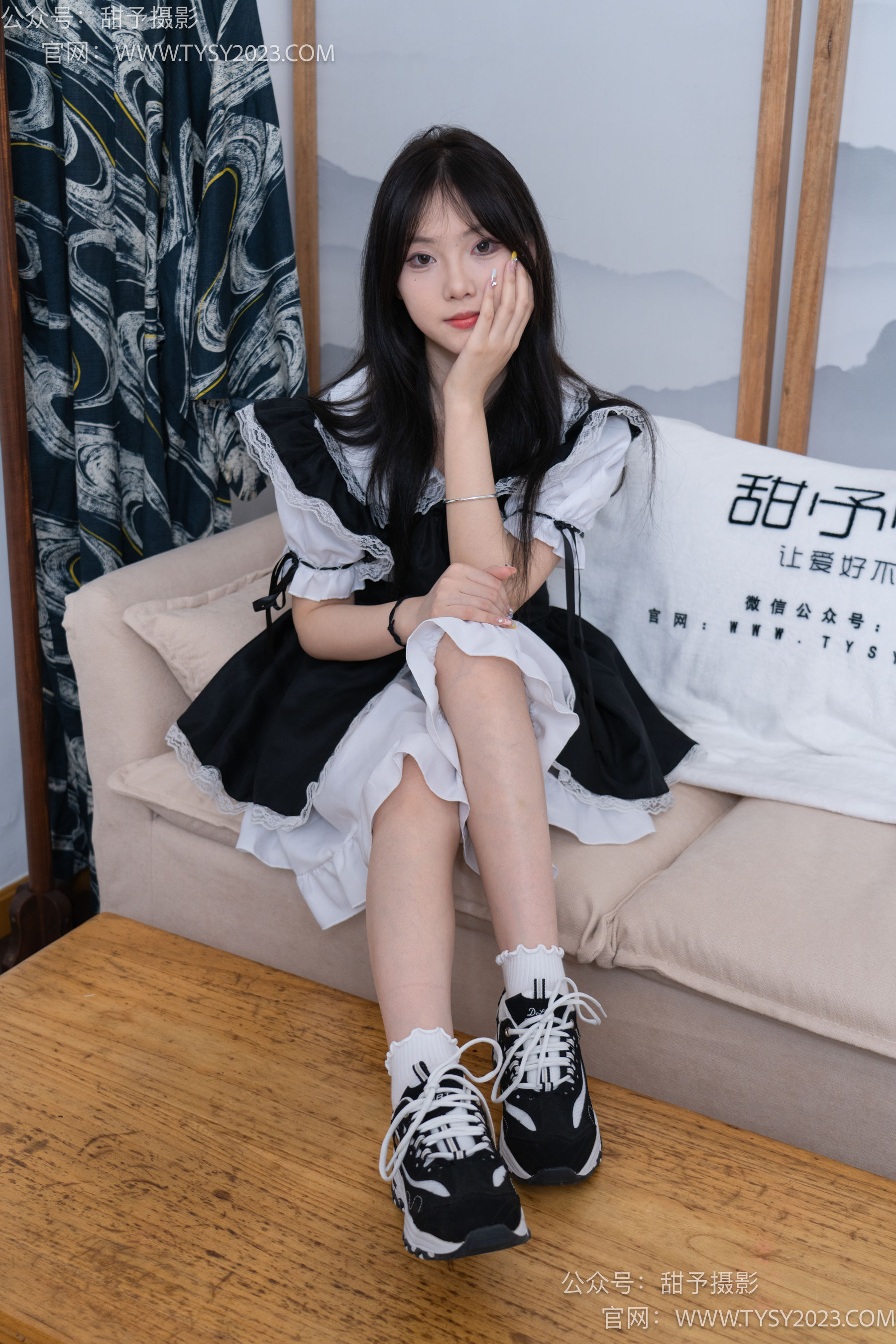 甜予摄影 No.083 璇璇 -运动鞋、白棉袜、裸足/(133P)