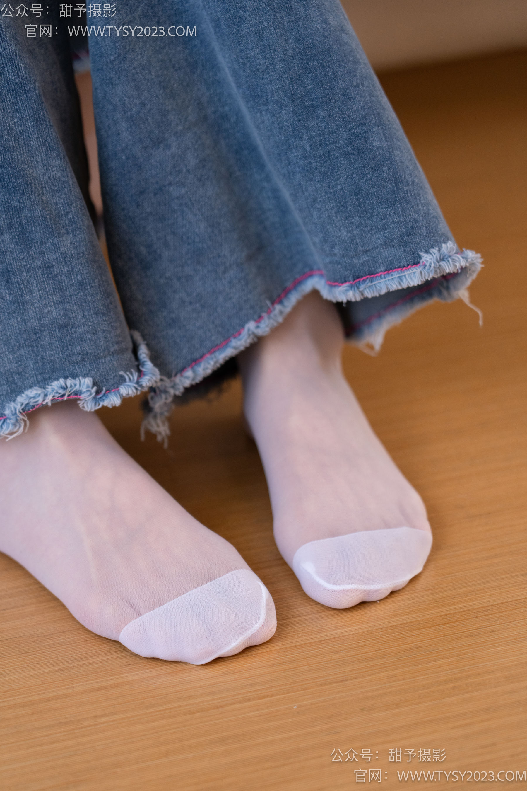 甜予摄影 No.093 齐齐 -帆布鞋、白丝（脚尖加固款、裤里丝）/(123P)