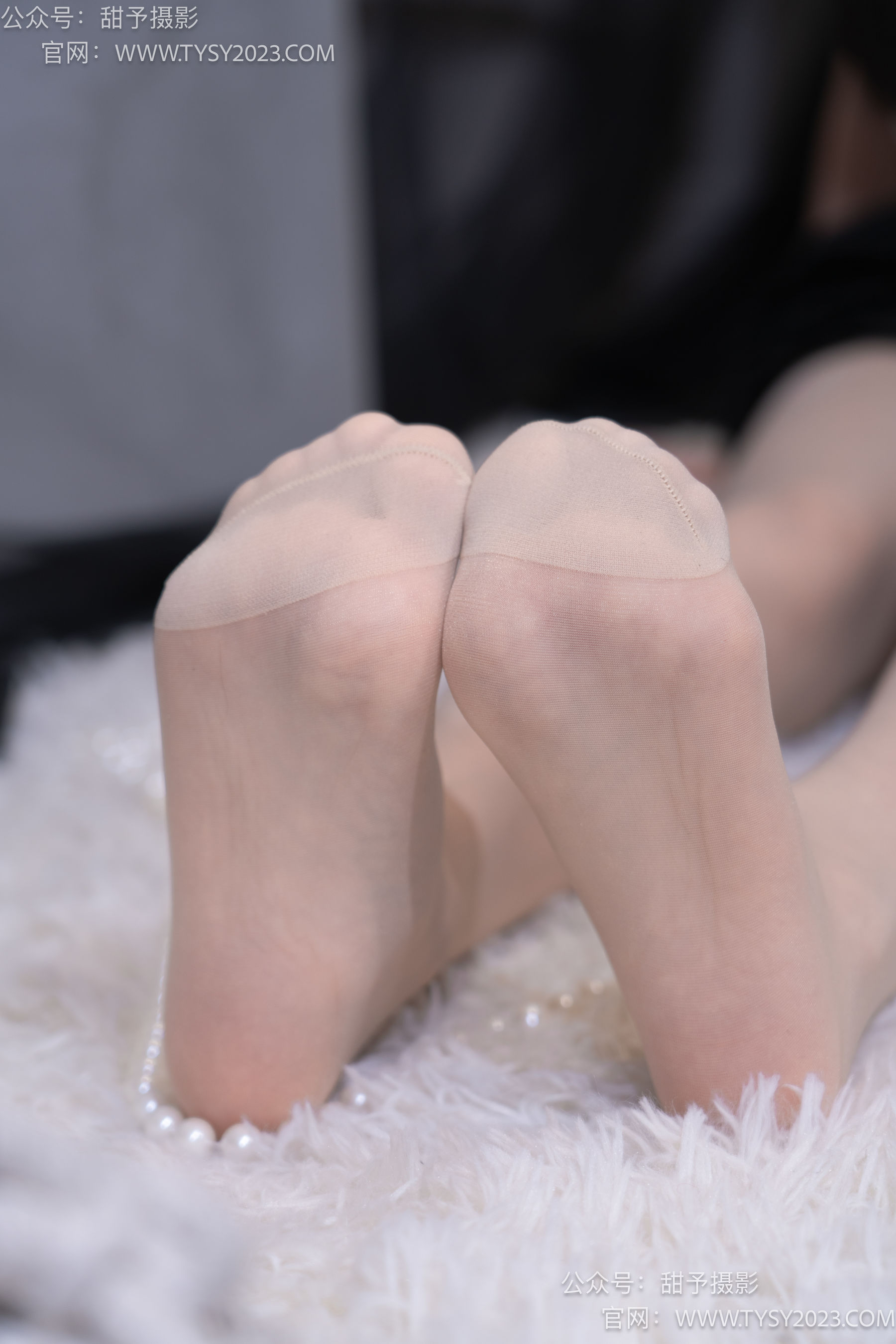 甜予摄影 No.076 小狸 -帆布鞋、白棉袜、肉丝（脚尖加固款）/(126P)