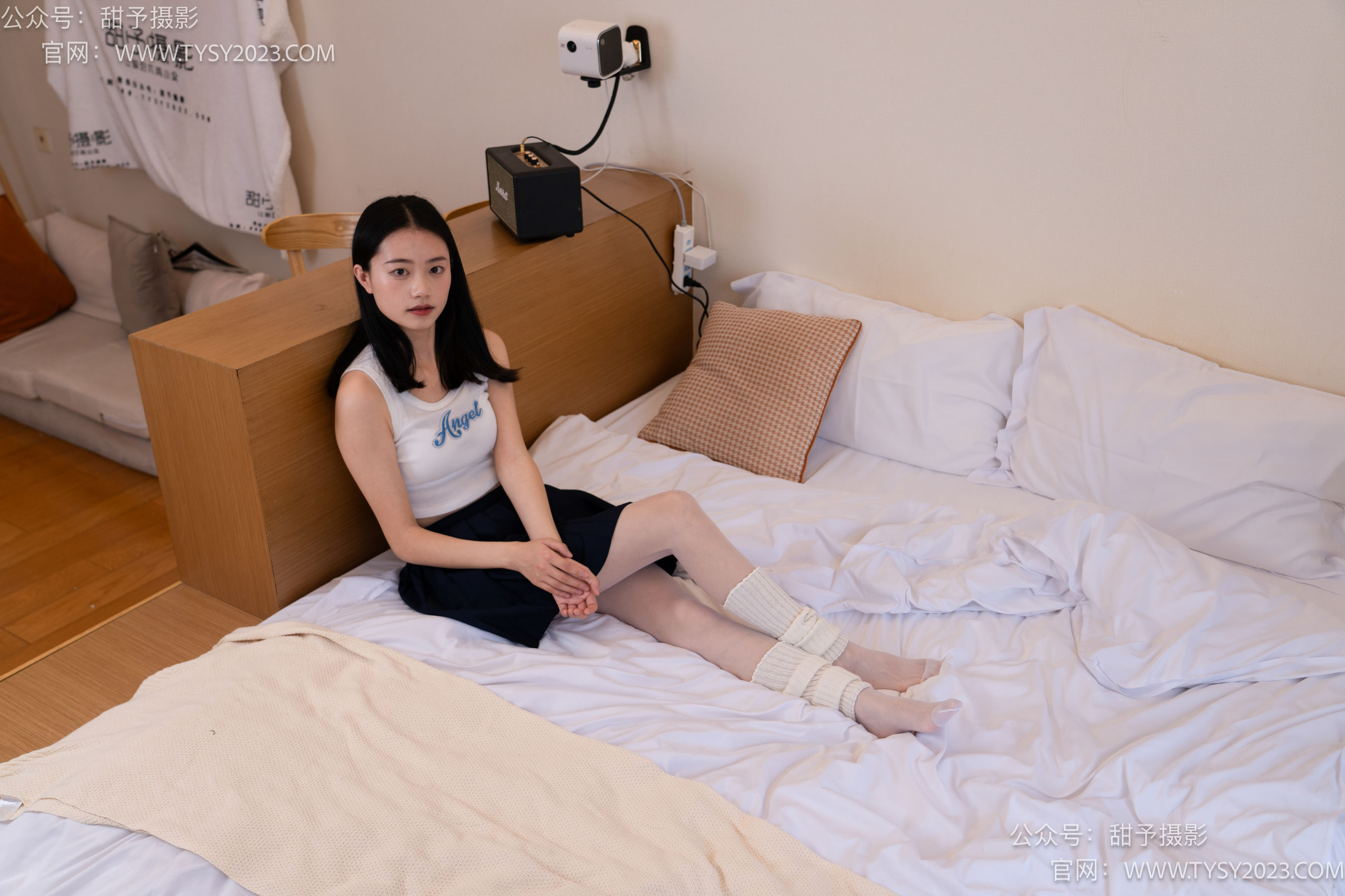 甜予摄影 No.097 齐齐 -运动鞋、薄白丝（脚尖加固款）/(125P)